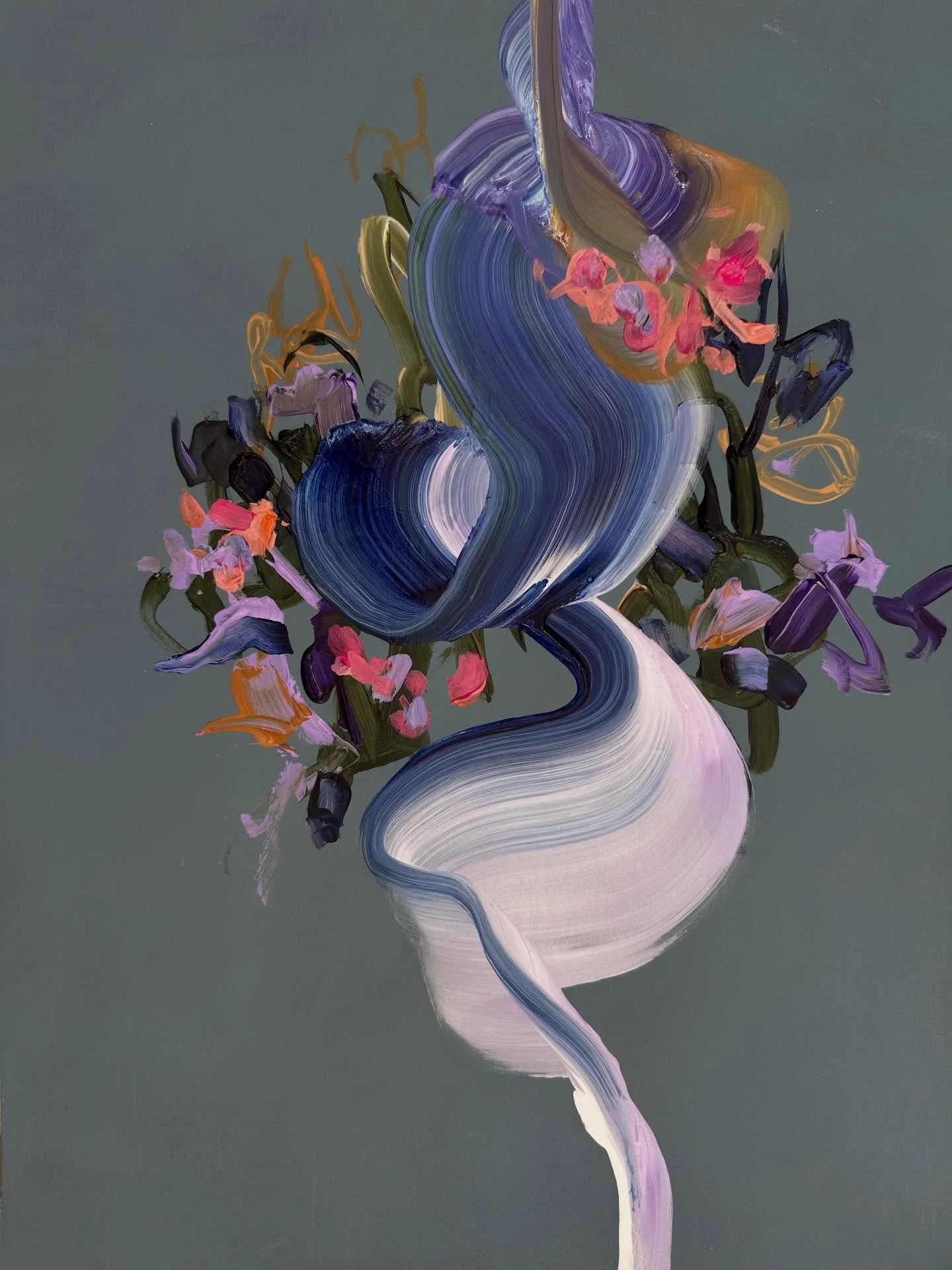 &ldquo;Pop Rocks&rdquo;-Paint on Paper, Framed