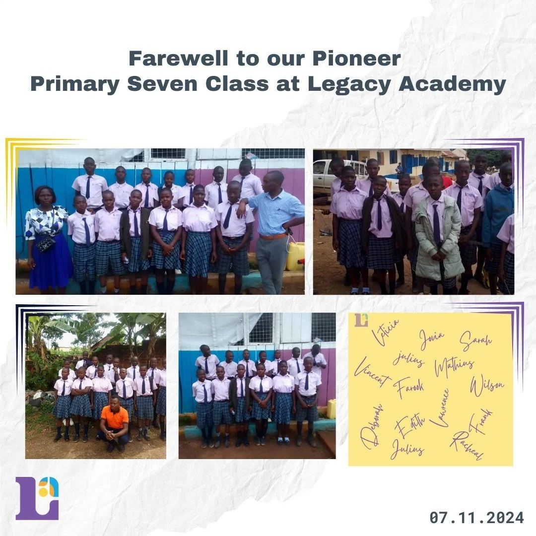 It&rsquo;s bittersweet to say goodbye to Legacy Academy&rsquo;s very first Primary Seven class! 🎓✨ Watching you all grow has been a joy, and we&rsquo;re incredibly proud of each of you. As you enter the next chapter, remember you&rsquo;re always par