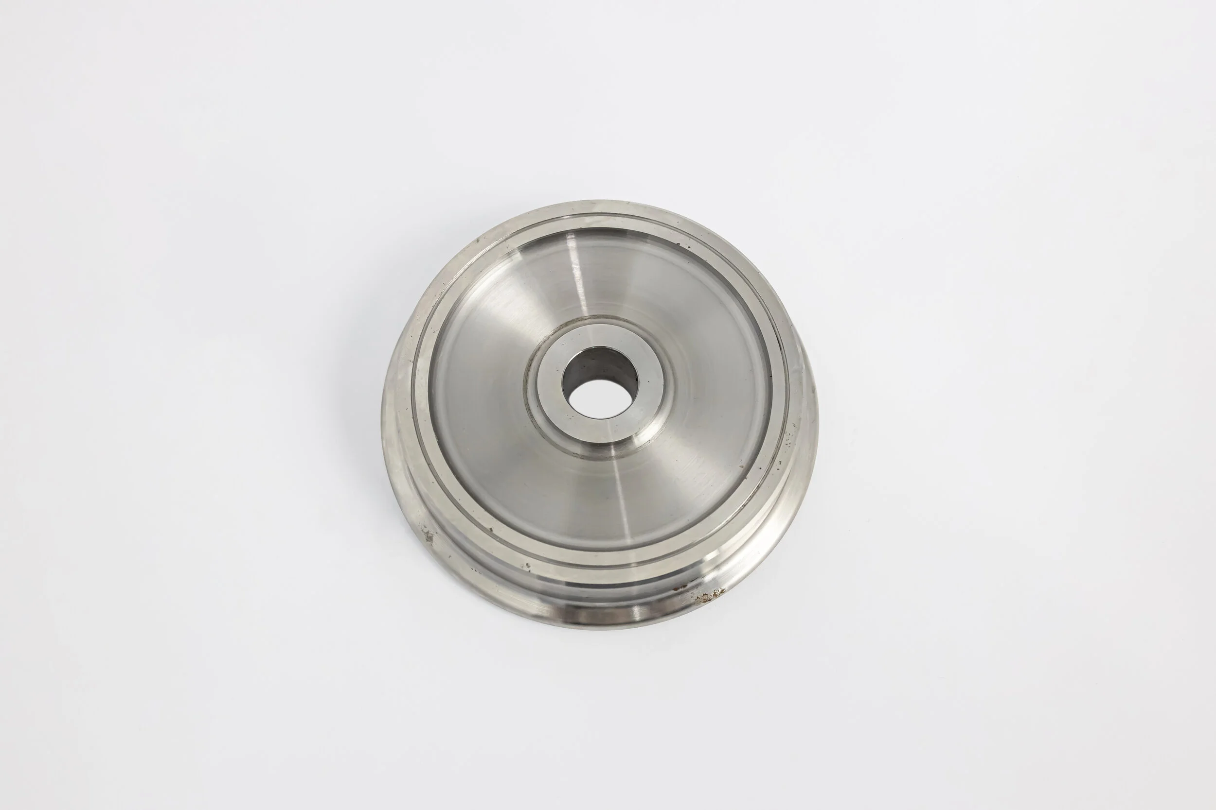 Wheel 105mm dia 19W/19.05B Recessed face 1045 steel