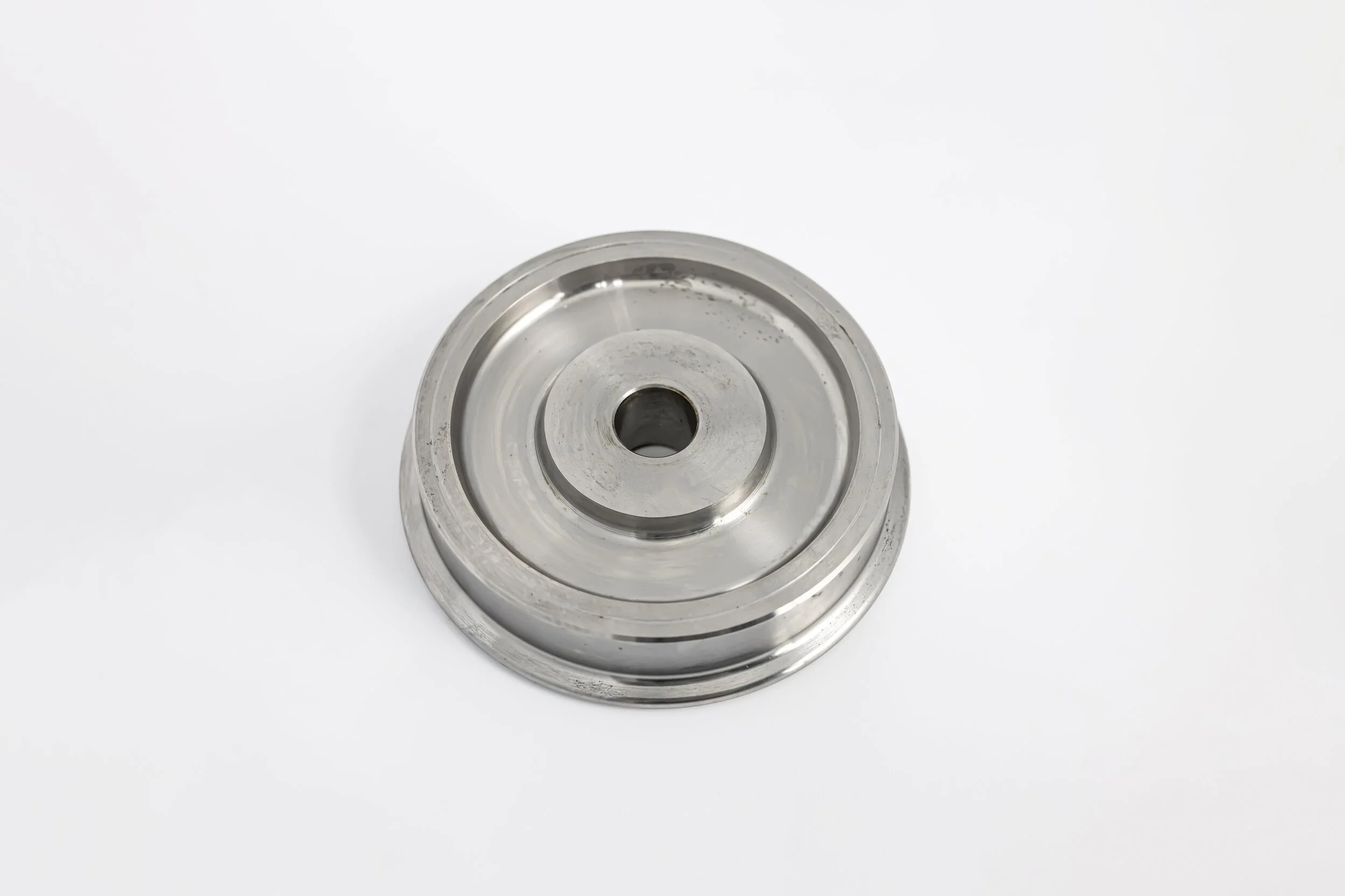 Wheel 115mm dia 19W/19.05B Recessed face 1045 steel