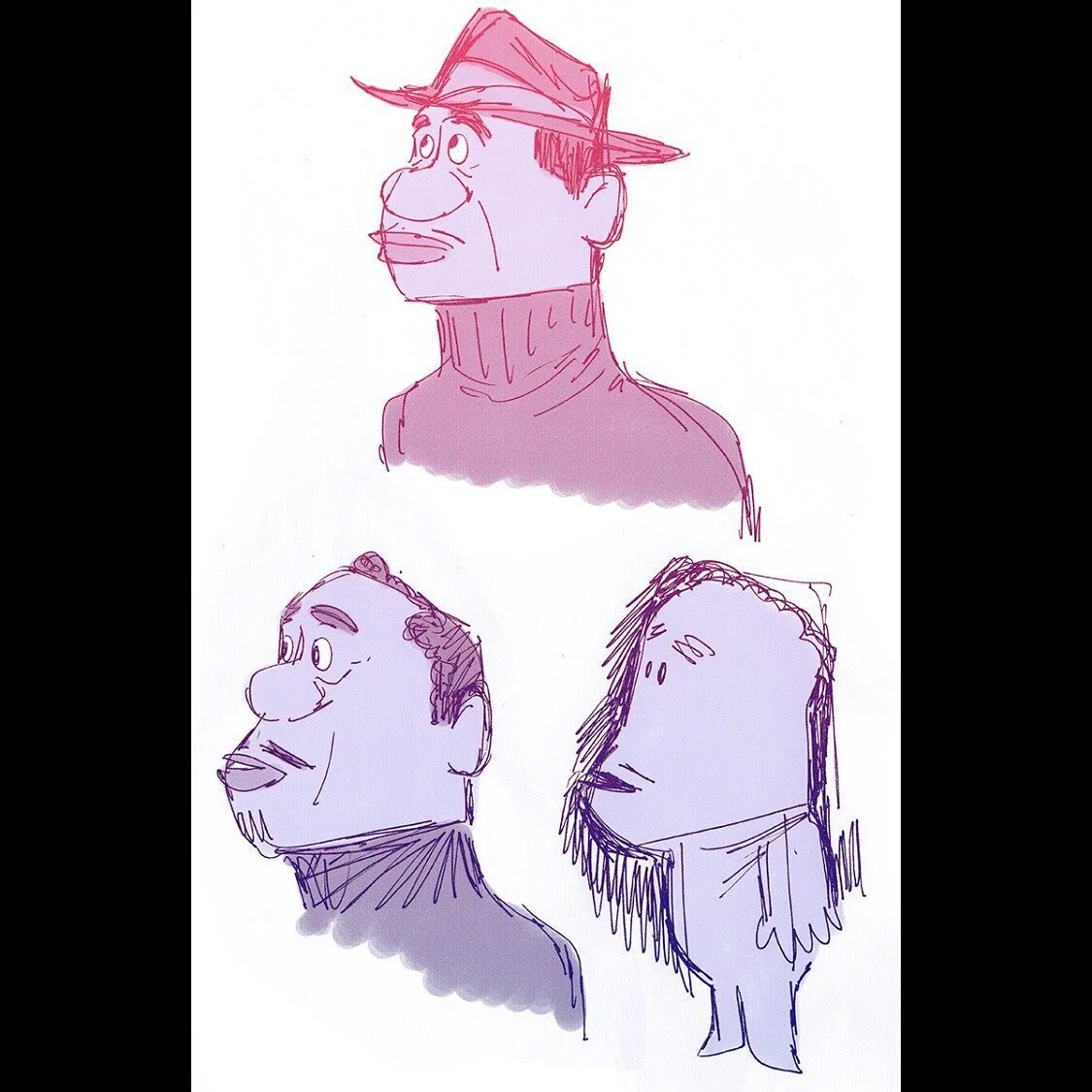 ✨Joe Gardner &amp; His Soul III✨

Should they resemble one another? How? How much? 

Joe &amp; Soul Joe existed in different realms, yet they needed to feel like the same being &amp; of the same world stylistically. 

This is a concept piece in which