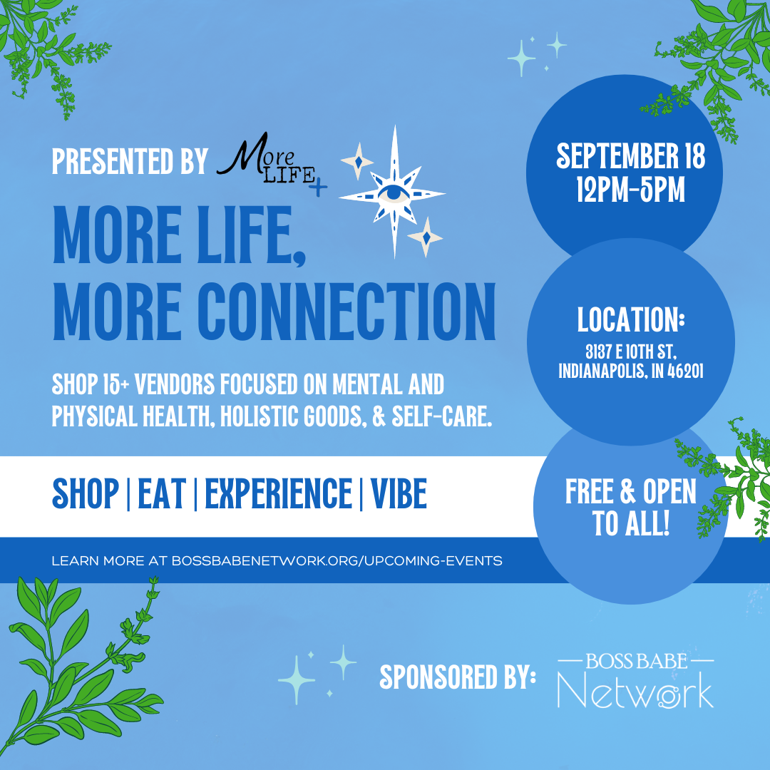 More Life, More Connection: THIS SUNDAY, Sept. 18!