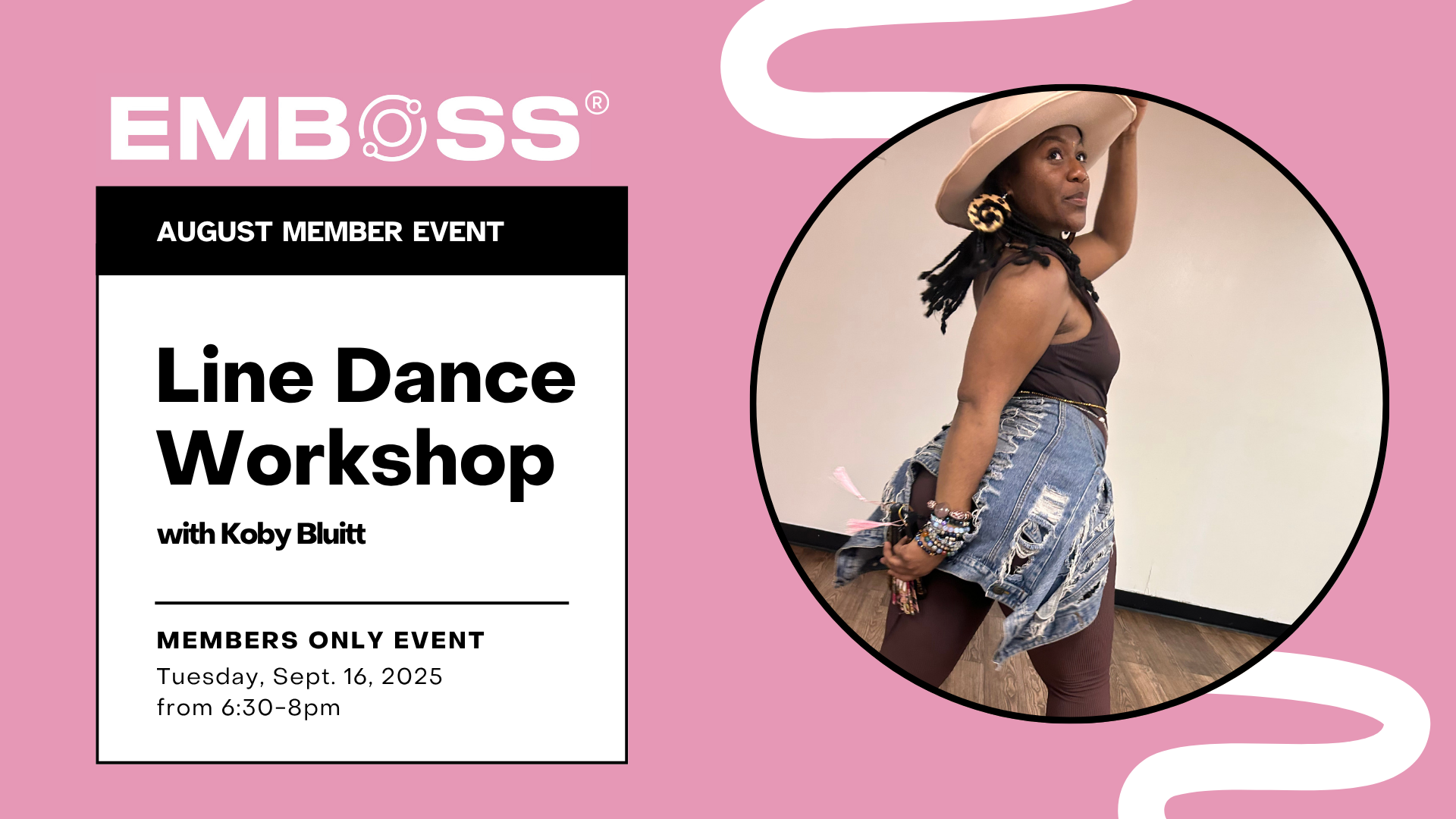 SEPTEMBER MEMBER ONLY EVENT: Line Dance Workshop
