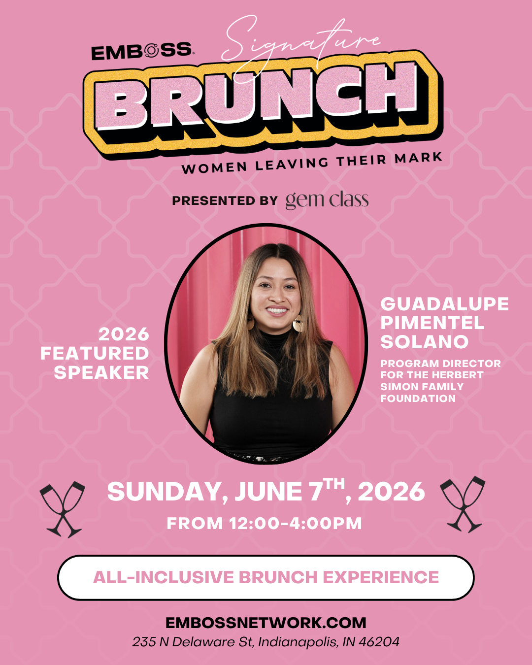 Guadalupe Pimentel Solano Joins EMBOSS Signature Brunch as 2026 Featured Speaker