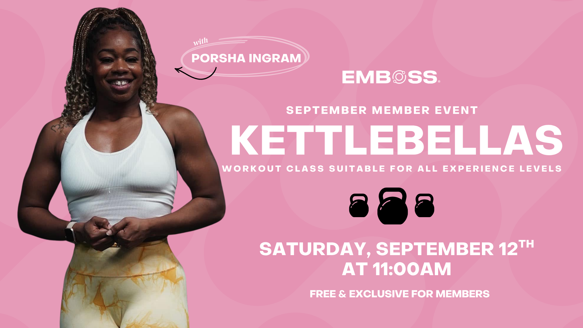 September Member Event | KettleBella (Workout Class)