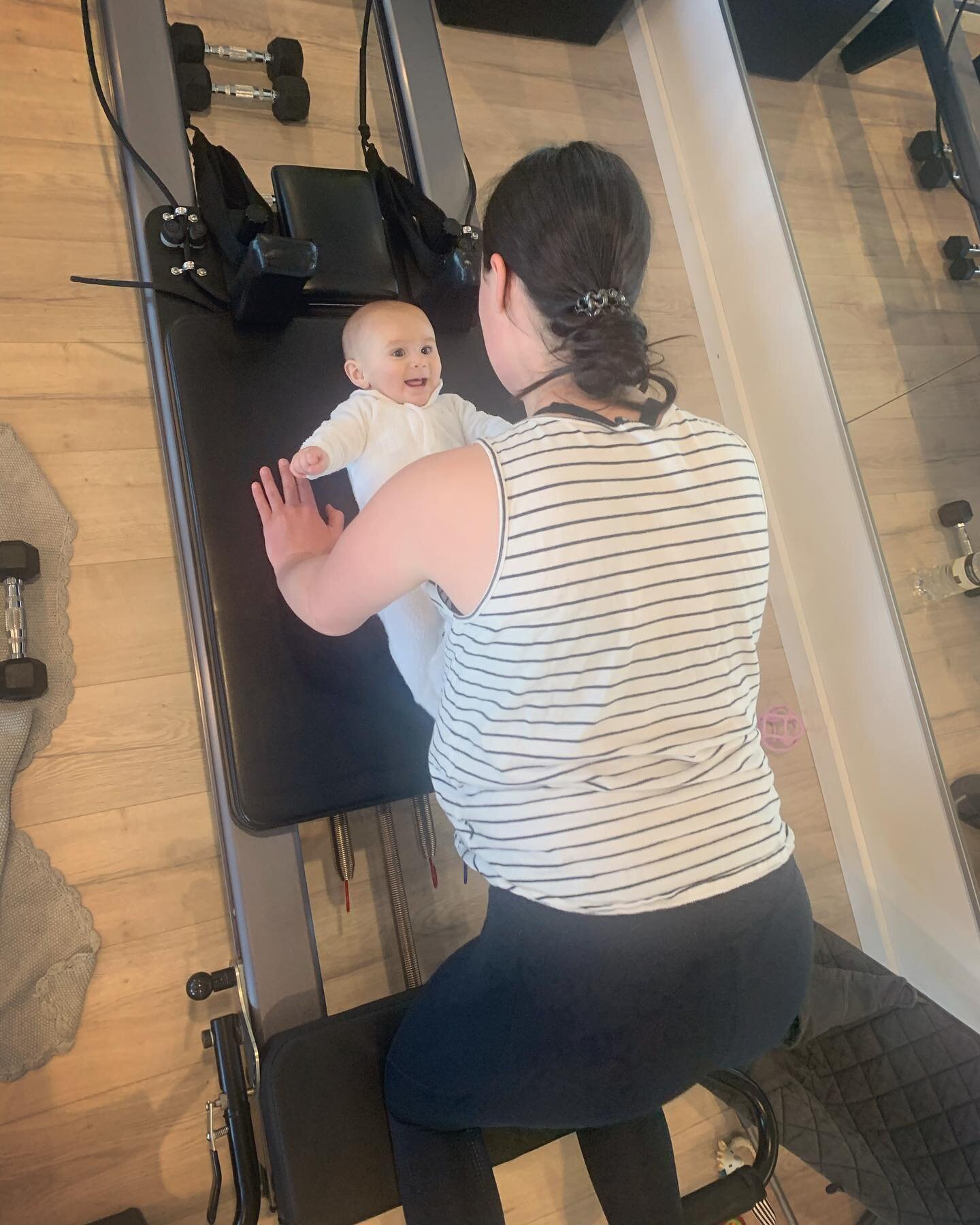 Nothing better than a giggly bubba to make the exercise feel 10X more enjoyable 🥰🥰

Bring your bubs to Reformer on Wednesdays and Fridays at 10:30AM!