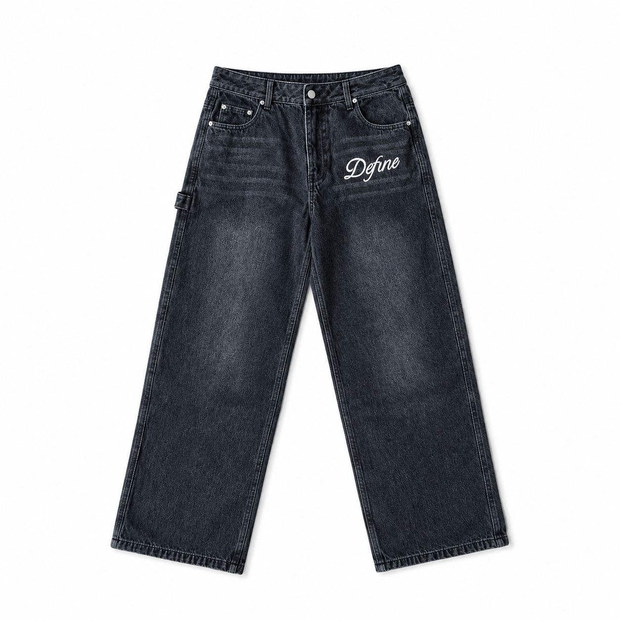 Black wash denim