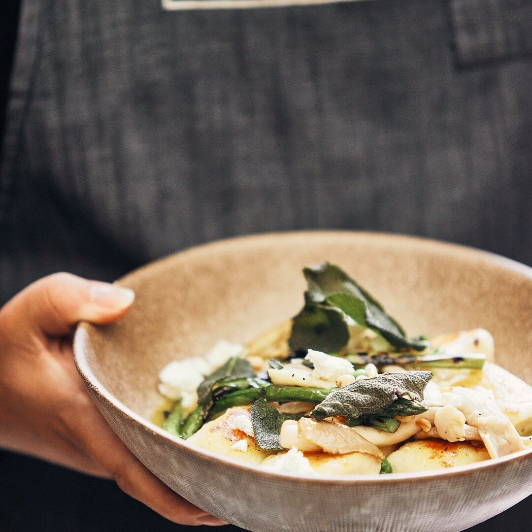 Incoming party for your tastebuds 🤩

Our housemade Ricotta Gnocchi with truffled mushrooms, saut&eacute;ed peas, pumpkin and sage volute topped with crumbed Persian feta &amp; toasted pine nuts 🤤 How could your hump day not be good

&bull;
&bull;
&