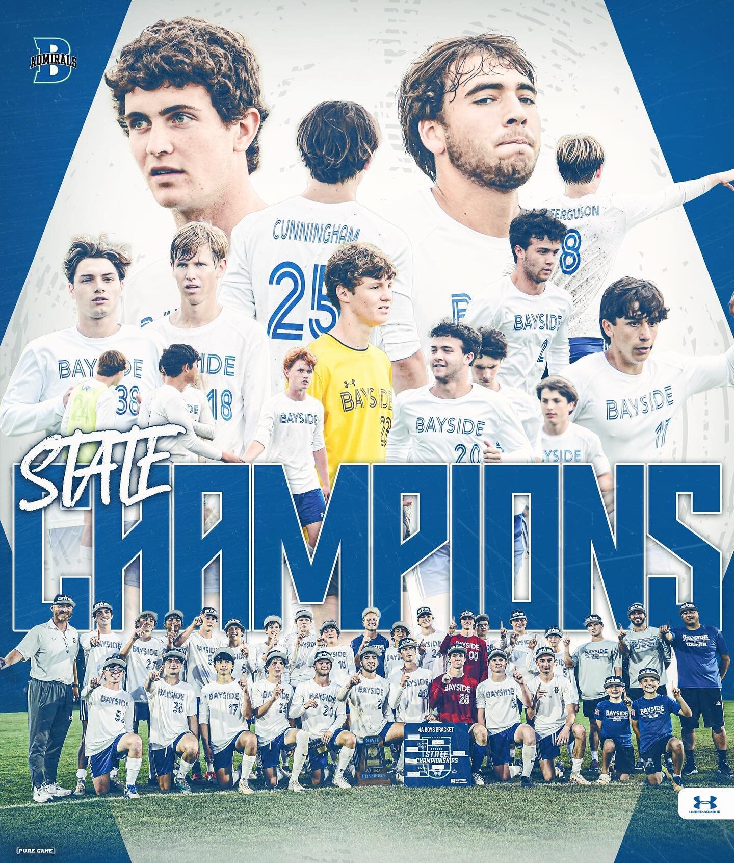 CROWN THE CHAMPIONS🏆⚽️ Bayside Admirals Boys Soccer win the 2023 4A State Championship❕🏆

#BaysideAdmirals || #PureGameSports