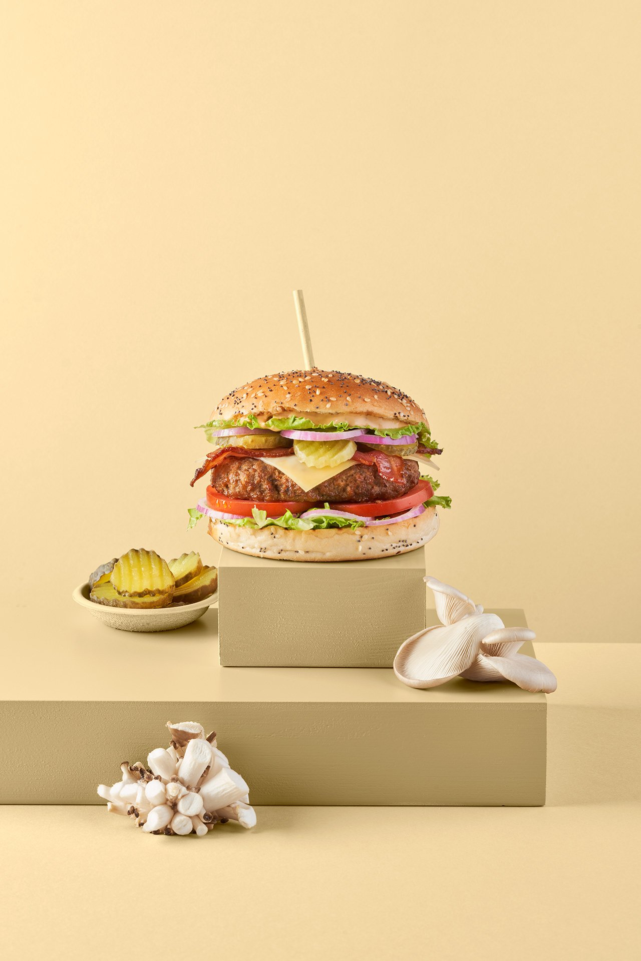 BeefyGreen 50/50 burger