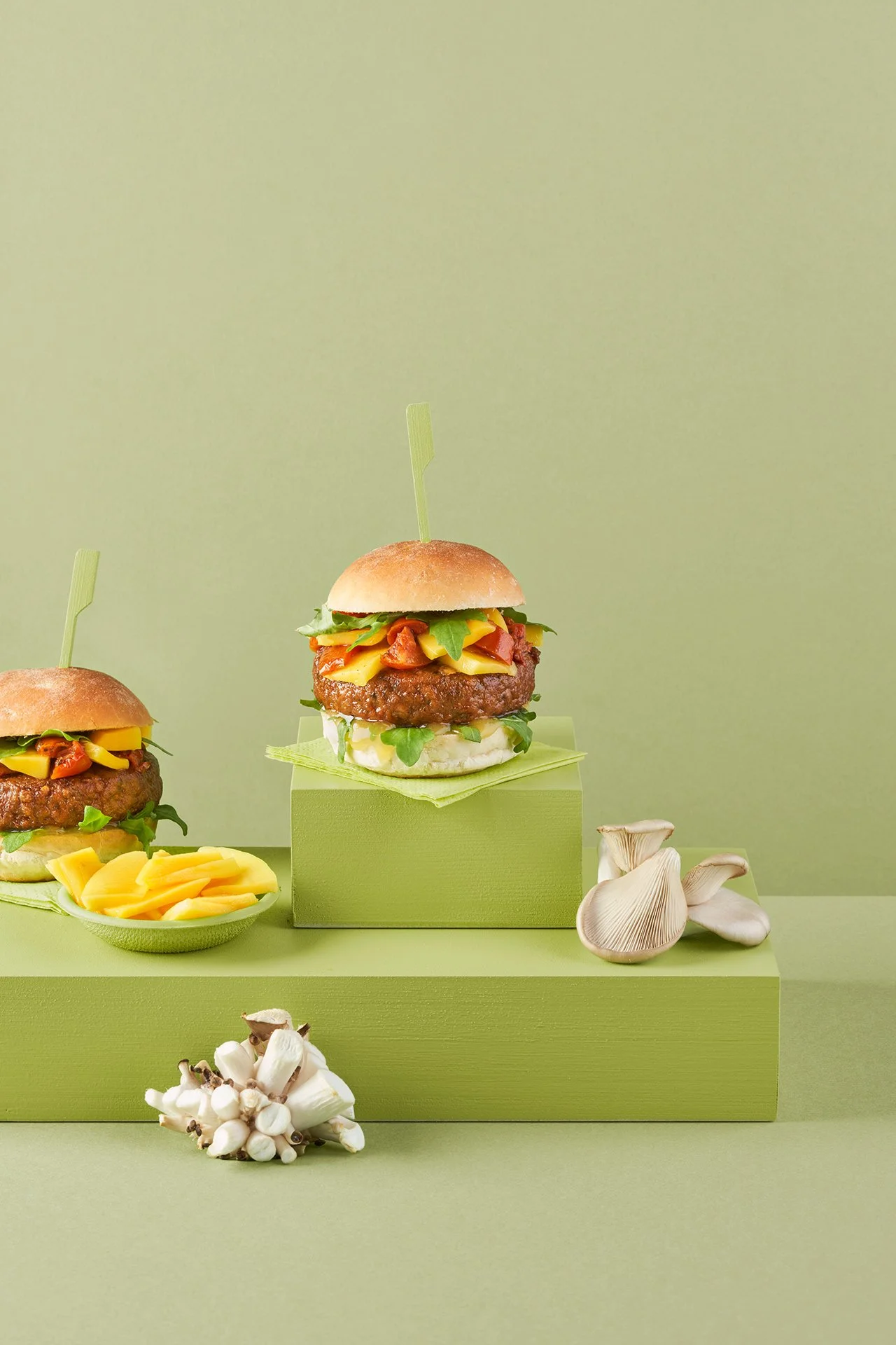 BeefyGreen oesterzwam burger chimichurri