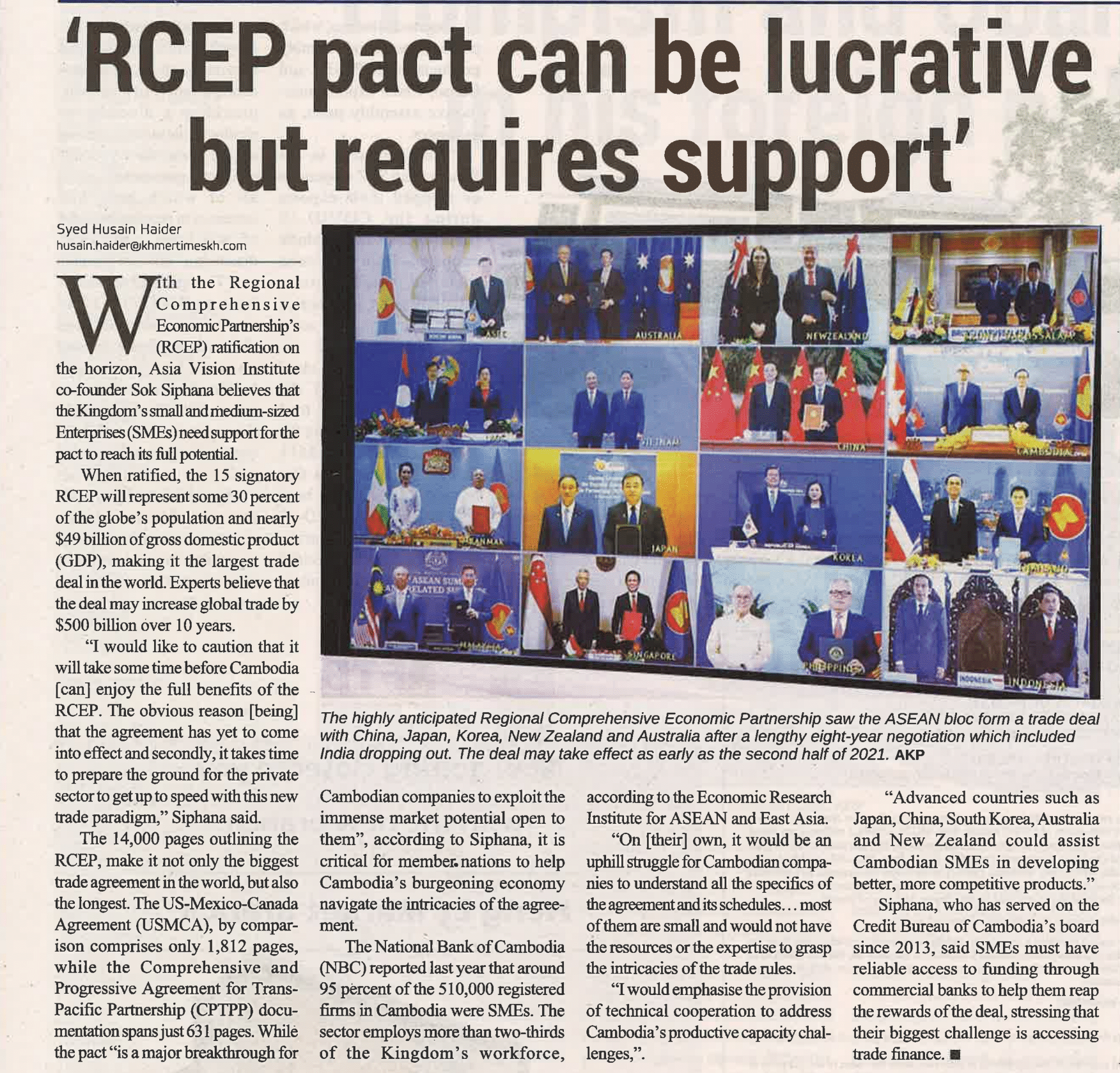 [210120] Khmer Times RCEP Pact can be lucrative but requires support.png