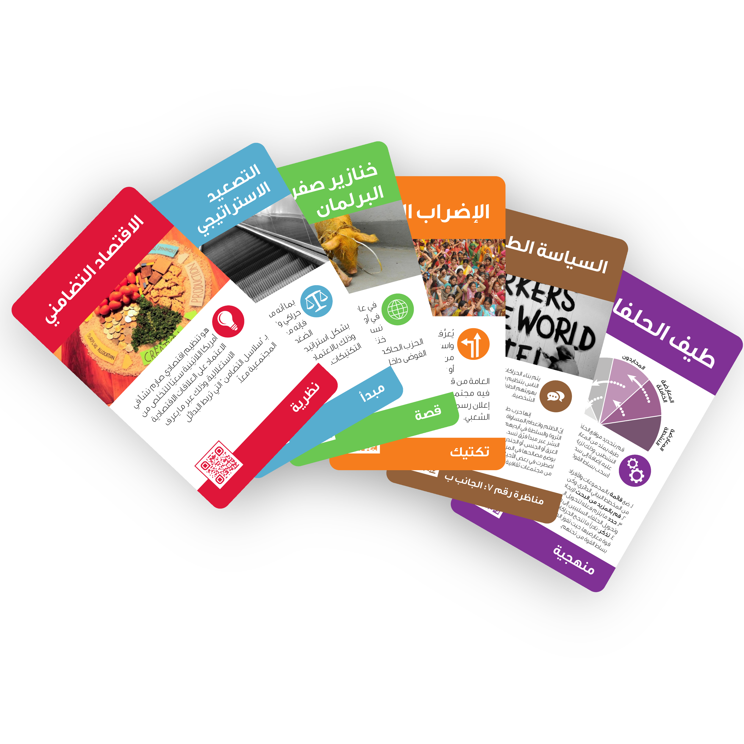 مجموعة بطاقات استراتيجية قابلة للطباعة  – Strategy Cards Arabic Downloadable