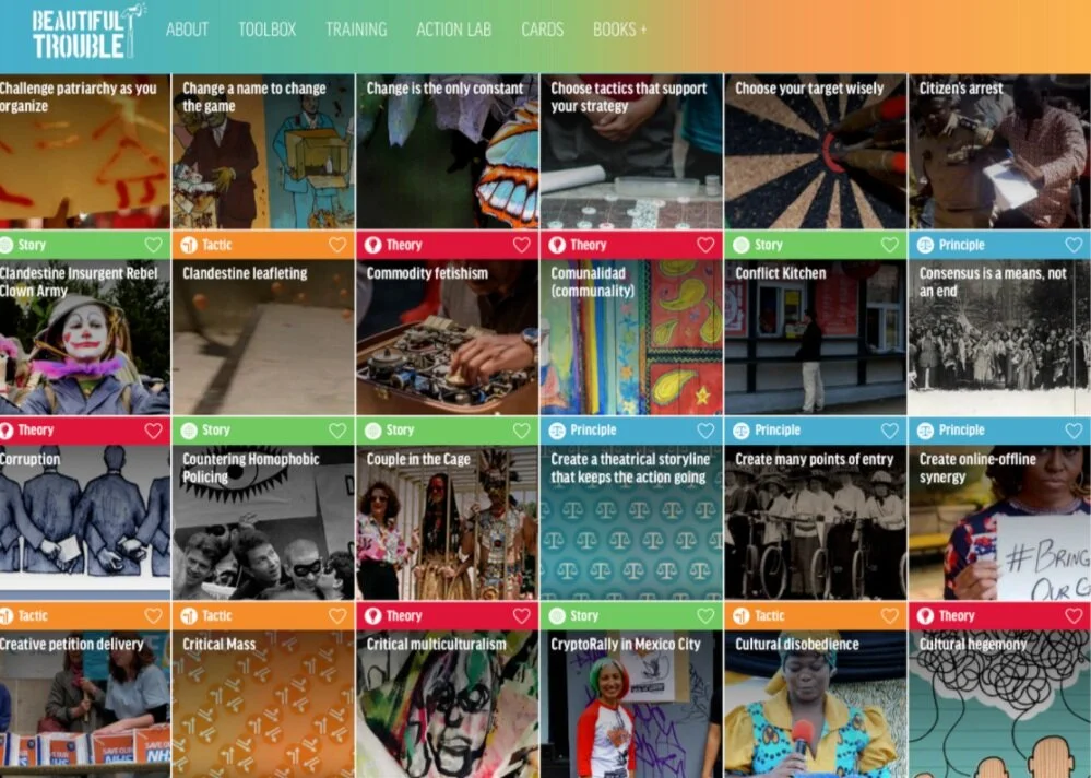 The Beautiful Trouble Toolbox Like You’ve Never Seen it Before