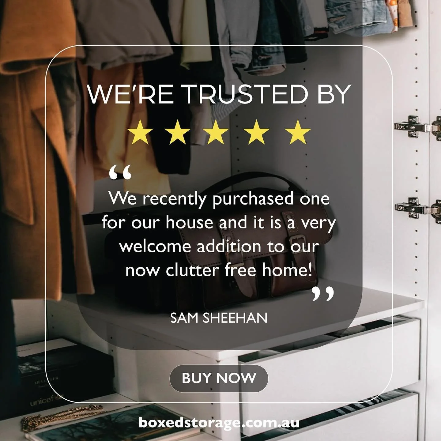 We are trusted by Sam who has just left us a positive review after a recent install 
#storagesolutions #brisbanetownhouses #carpark #queenslandhomes #storage #organize #smartliving #apartmentliving #sunshinecoast #bneproperty