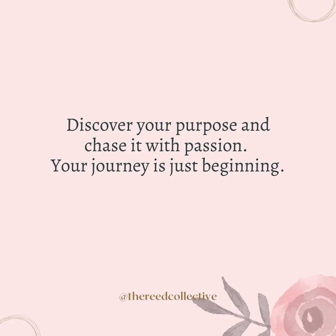 Purpose isn't always found in one defining moment.

Sometimes it's uncovered in the small acts of kindness you offer, the courage to keep going after setbacks, and the quiet conviction that you were made for something more.

Don't wait until you have