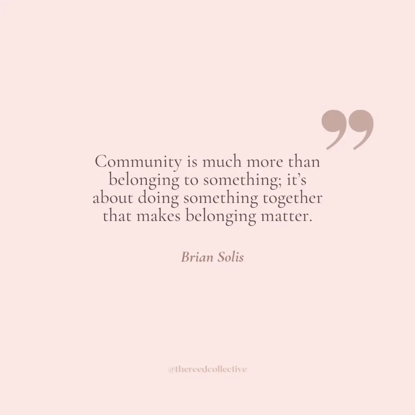 Because perhaps belonging isn&rsquo;t only about being welcomed in.

Perhaps it&rsquo;s also about being given the opportunity to take part, to contribute, and to know that what you bring matters.

Here at REED, that&rsquo;s the kind of community we 