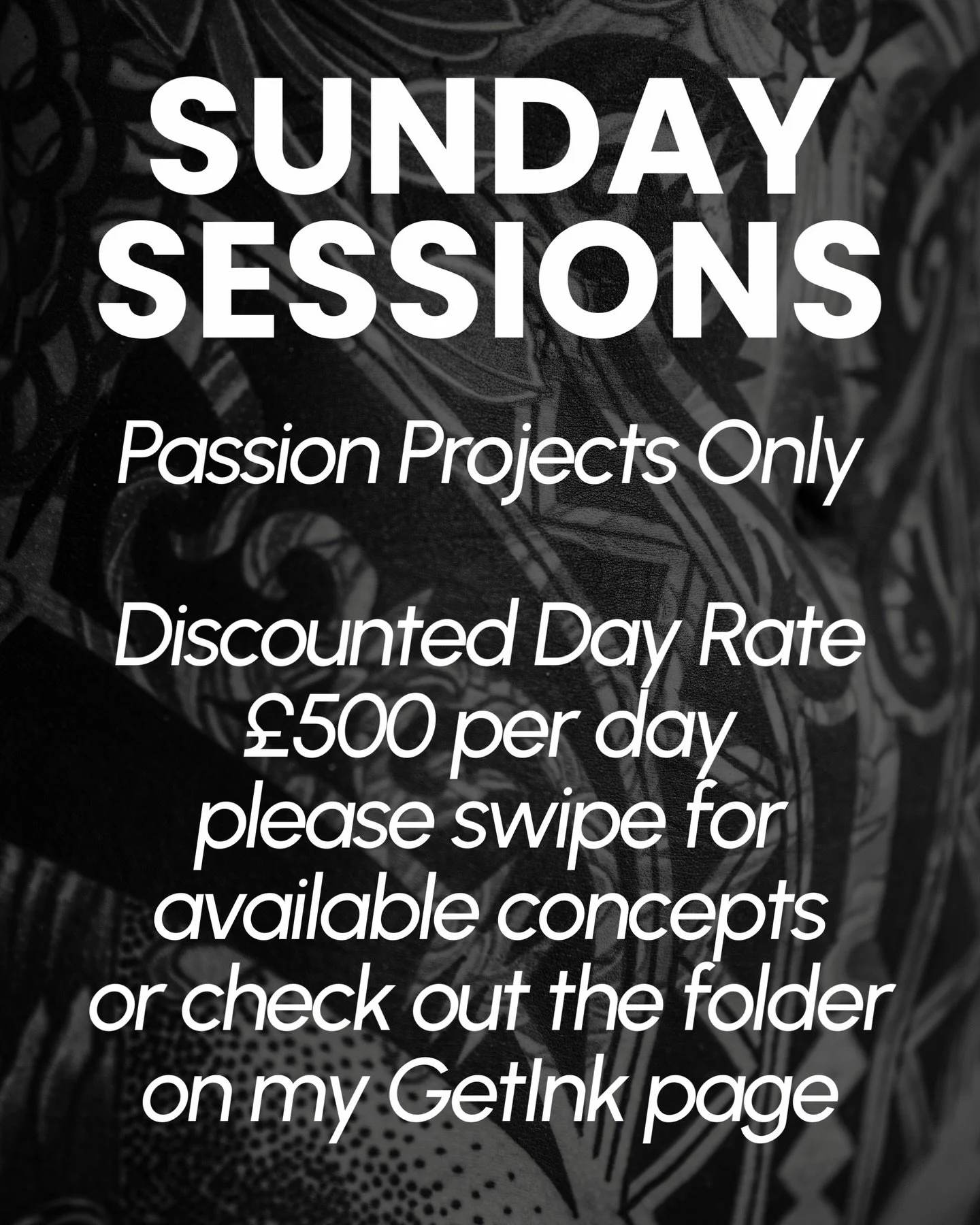 hello world! I'm keen to take on some more passion projects as the ones I'm working on currently are coming to a close!

T&amp;Cs
All available in black and grey or colour but an element of creative freedom would be appreciated hence the term passion