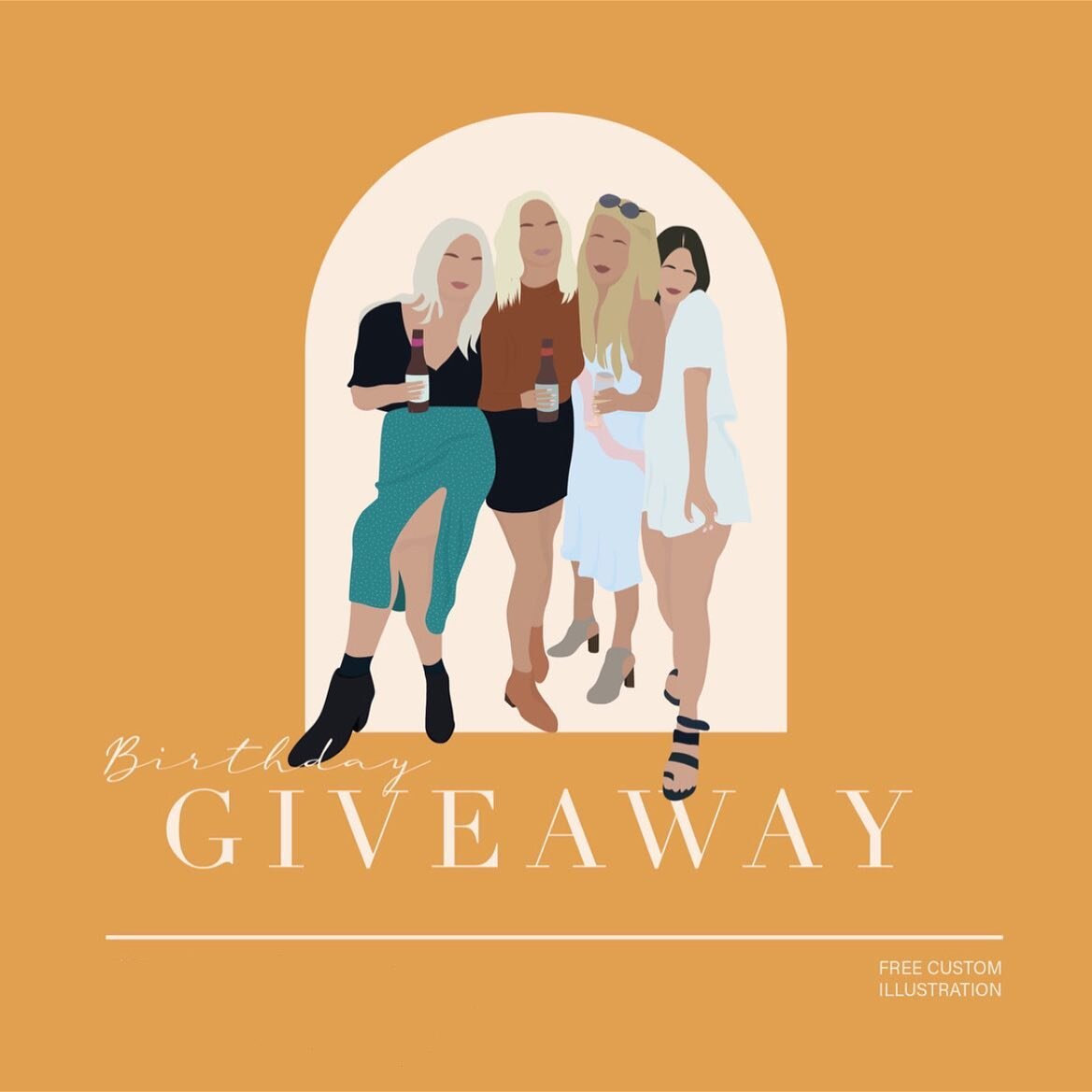 Giveaway closed 🧡

It's my BIRTHDAY GIVEAWAY!!
⠀⠀⠀⠀⠀⠀⠀⠀⠀
One winner will be given a free illustration!! Unlimited amount of people or pets included. All you have to do is:
⠀⠀⠀⠀⠀⠀⠀⠀⠀
1. Like this post 
2. Follow @chansondhu.designs 
3. Tag a bestie o