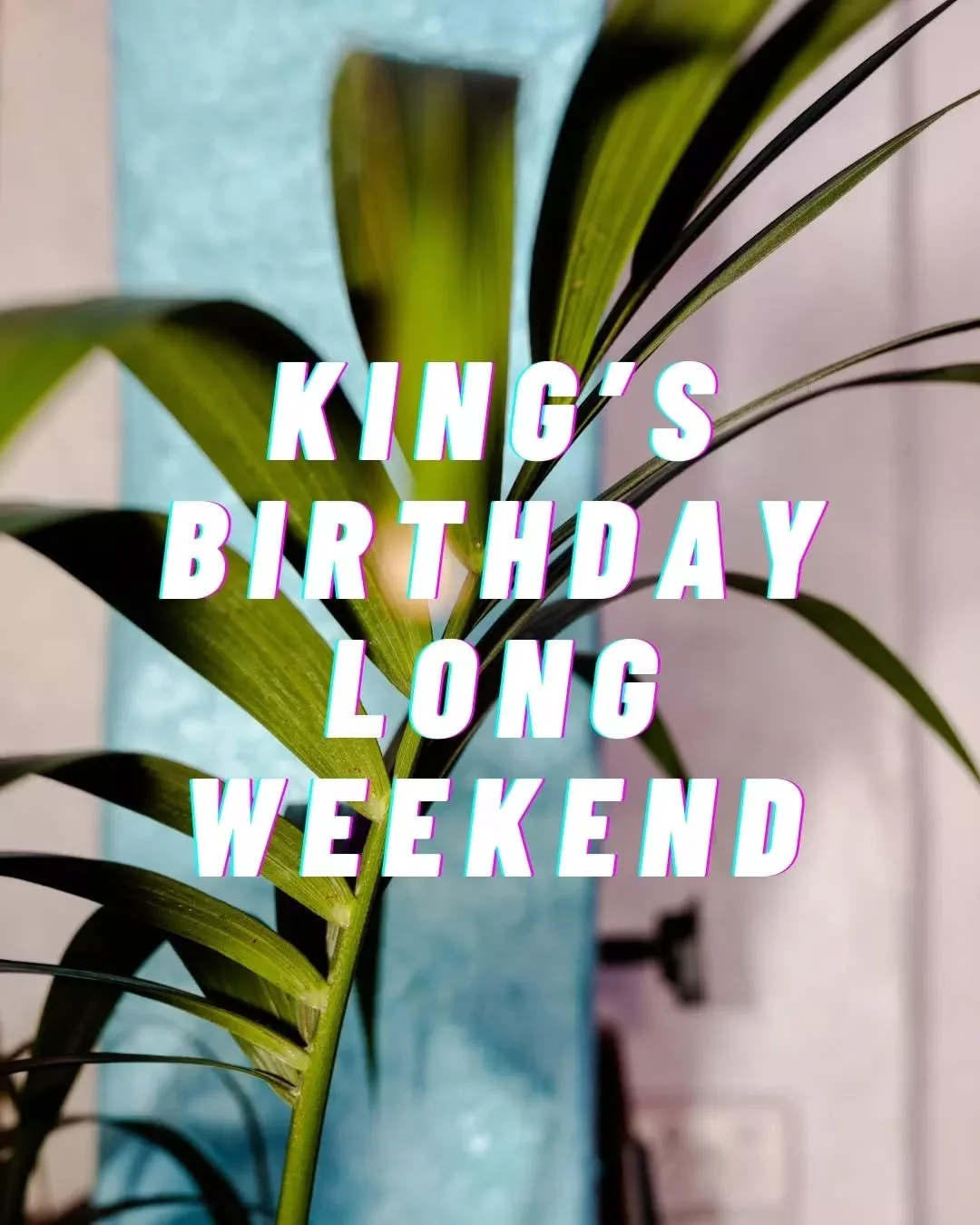 KING'S BIRTHDAY LONG WEEKEND HOURS 🍹☀️

You've got Monday off? Sounds like a Sunday sesh to us! We'll be open for good vibes and great drinks in our little slice of Miami on Sat 27 &amp; Sun 28 September from 12.30pm till late.

Kick things off with