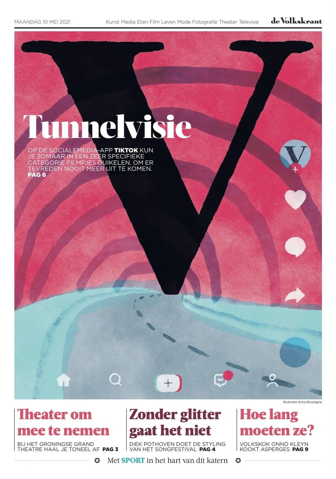 V cover about TikTok, May 2021