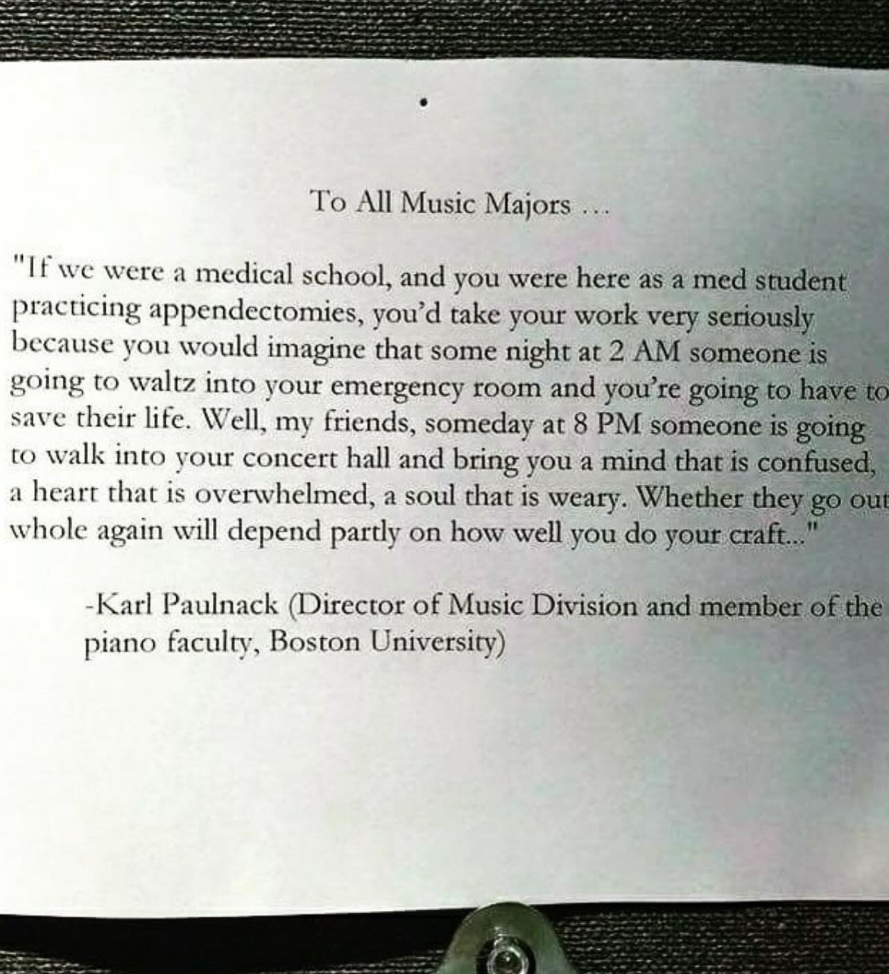 This is not meant to pressure musicians, but rather applaud their significance in the world, one of the truest truths there ever was. ❤️❤️❤️