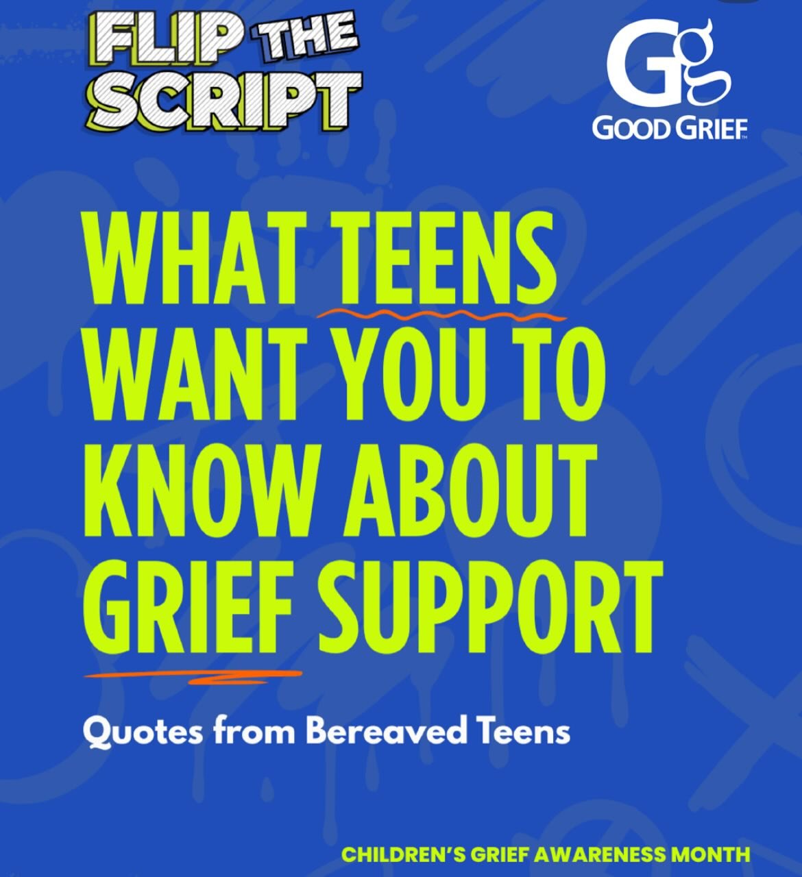 &ldquo;Dear Laurie Berkner Band and Fans,

Thank you very much for your generous donation to Good Grief! 

Your donation helps us to keep our mission of building resilience in children, strengthening families, and empowering communities to grow from 