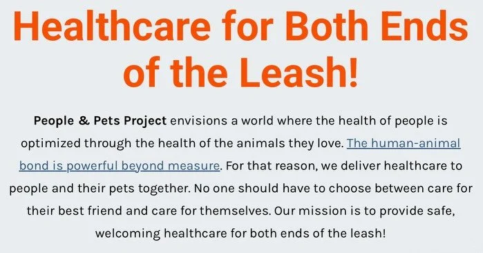 Atlanta, we are coming for you this Sunday! We are excited to support our new local nonprofit People and Pets Project at the Laurie Berkner concert!

People and Pets Project provides healthcare to animals and their owners in disadvantaged communities