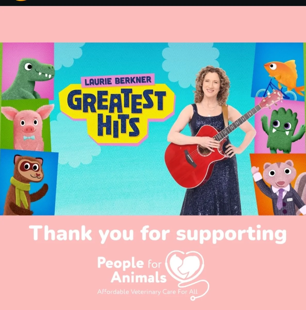 NJ, see you next week!

$1 will be added to tickets supporting NJ-based nonprofit People for Animals, founded in 1980 to provide low-cost, high-volume spay/neuter surgeries across New Jersey. These donations will go directly towards the ongoing veter