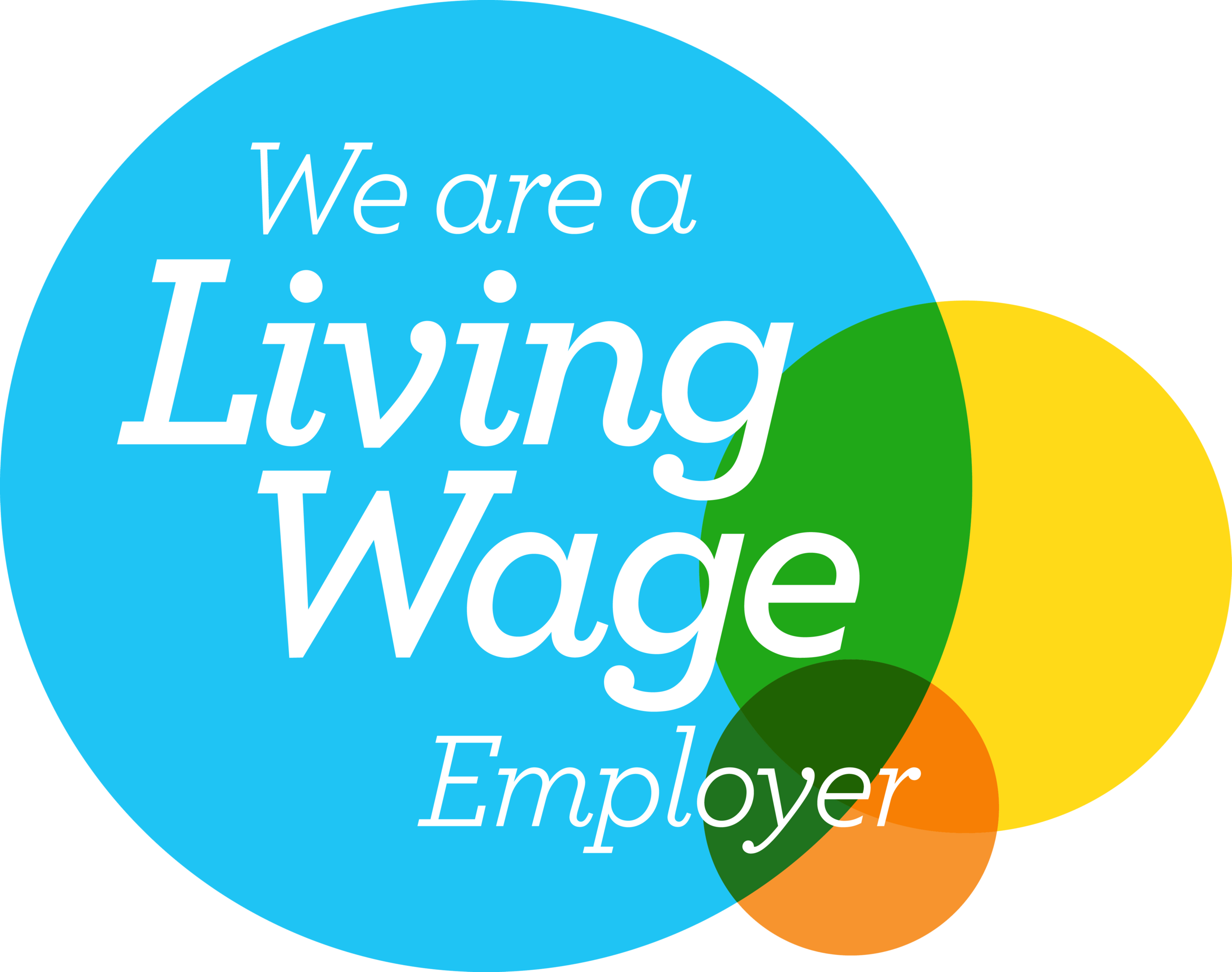 We are a living wage employer logo