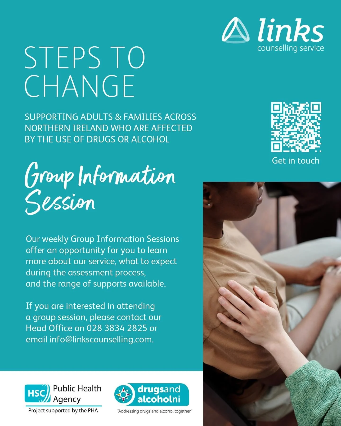 Thinking about making a change in your substance use but unsure where to begin?

Join one of our Group Information Sessions to learn what to expect from our service, how the assessment process works, and what supports are available to help you move f