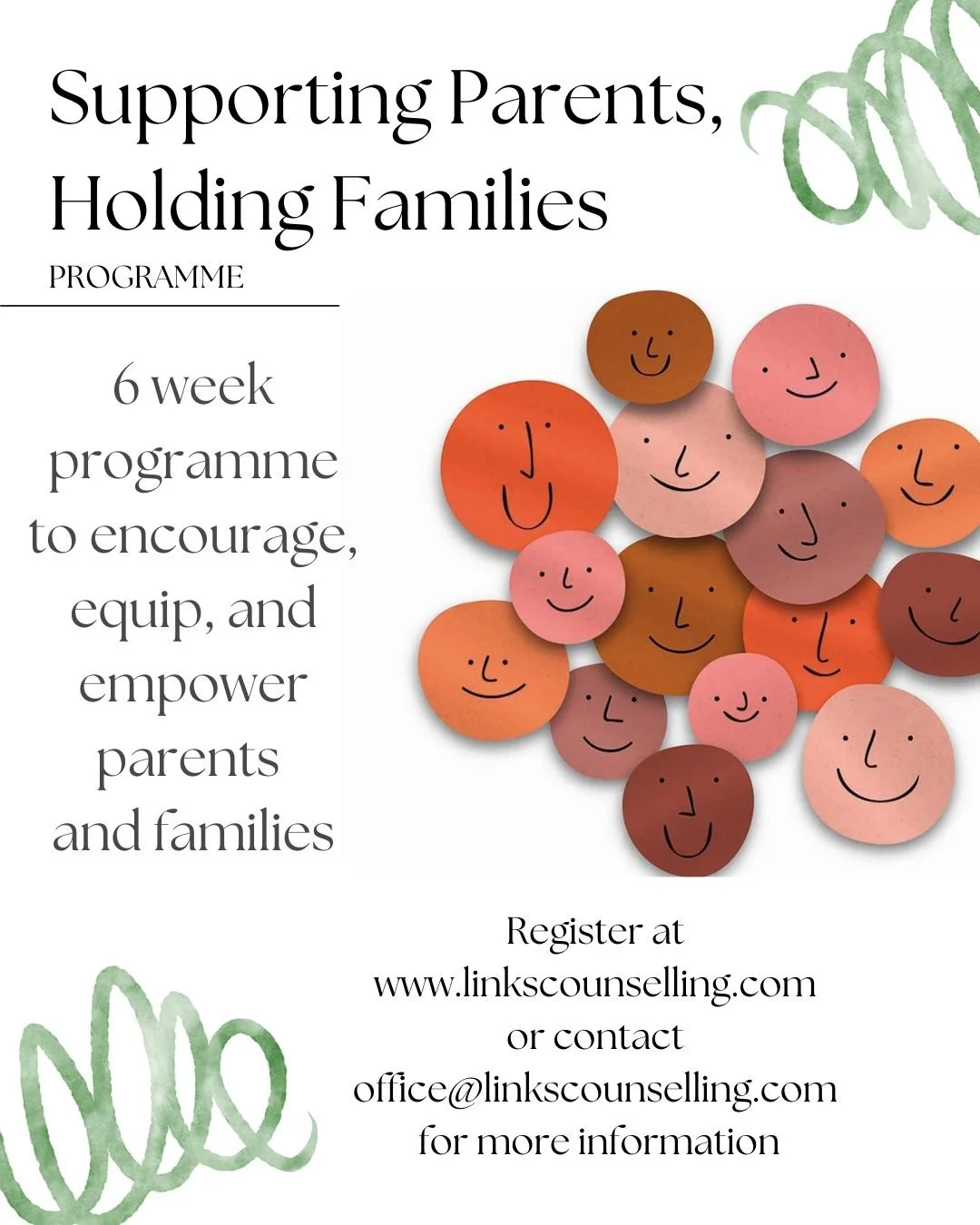 There are still spaces left for our Supporting Parents, Holding Families group programme on Zoom. You would be so welcome!⭐

This group will run on Mondays, starting 13th April, from 7.30-9pm.

If you would like further information or to register, pl