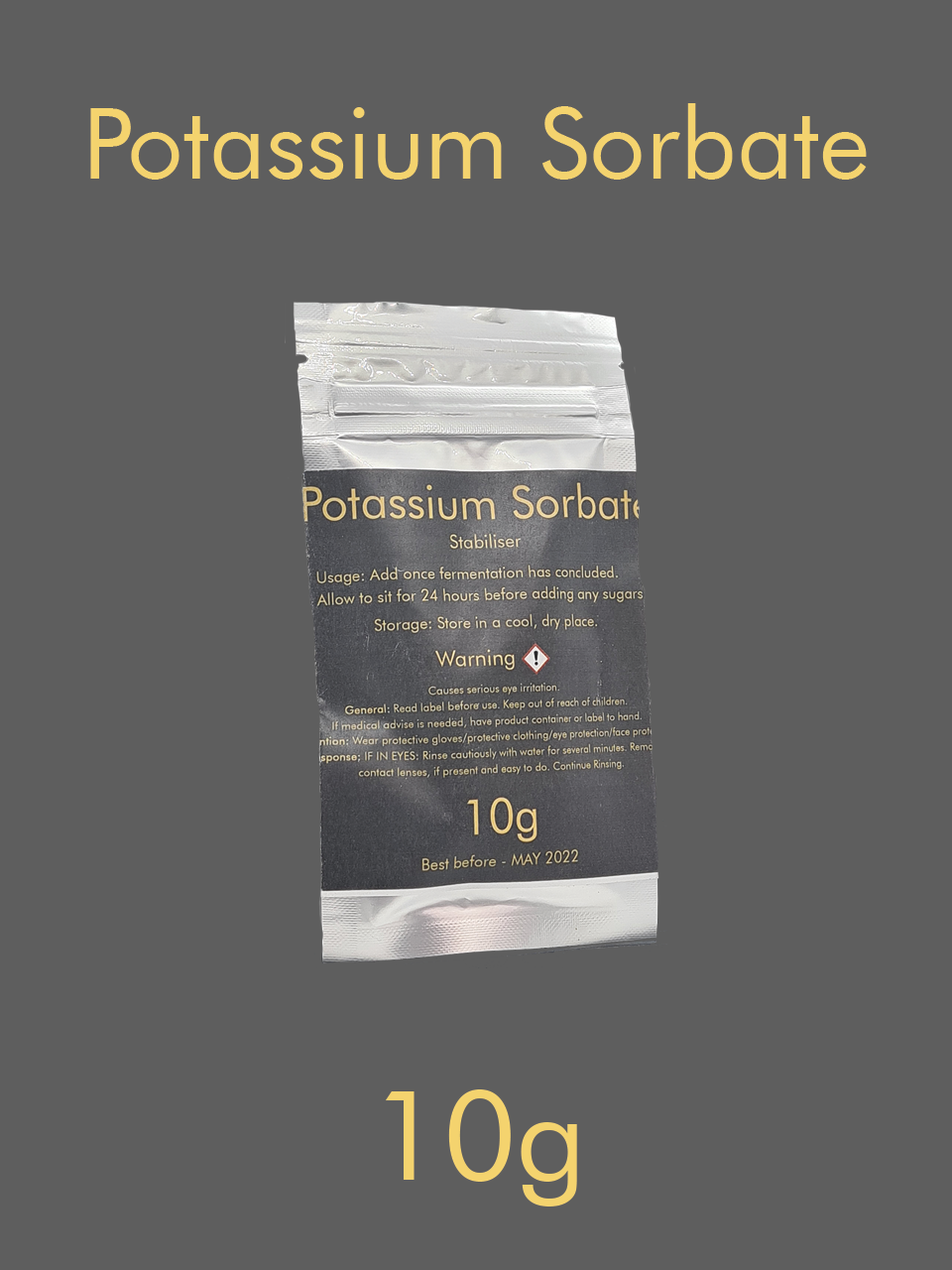Potassium Sorbate Stabiliser 10g 50g 100g — OmniMead