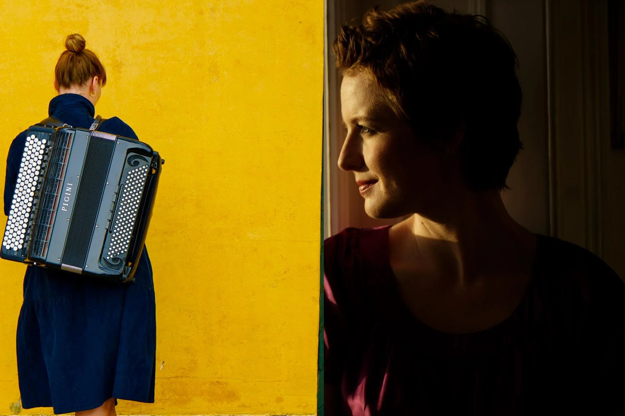 OPERA I SUPERBRUGSEN: Helene Hvass, sopran og Julie Schade, accordeon