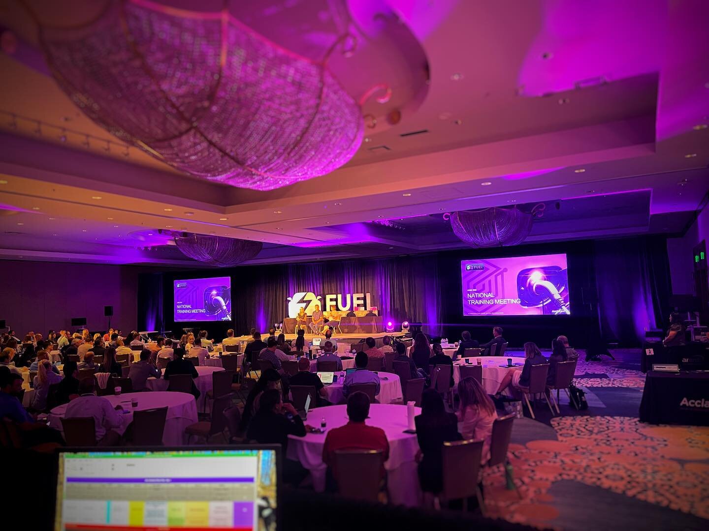 We&rsquo;re back at it here in Austin at the @hiltonaustintx for a National Training Meeting! #production #producer #events #audiovisual #weloveourclients