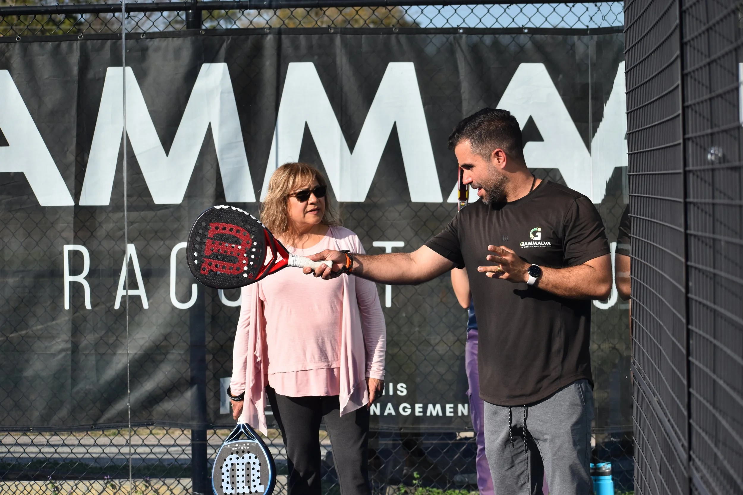 Giammalva Padel Club in Houston Texas. Programs for all levels.