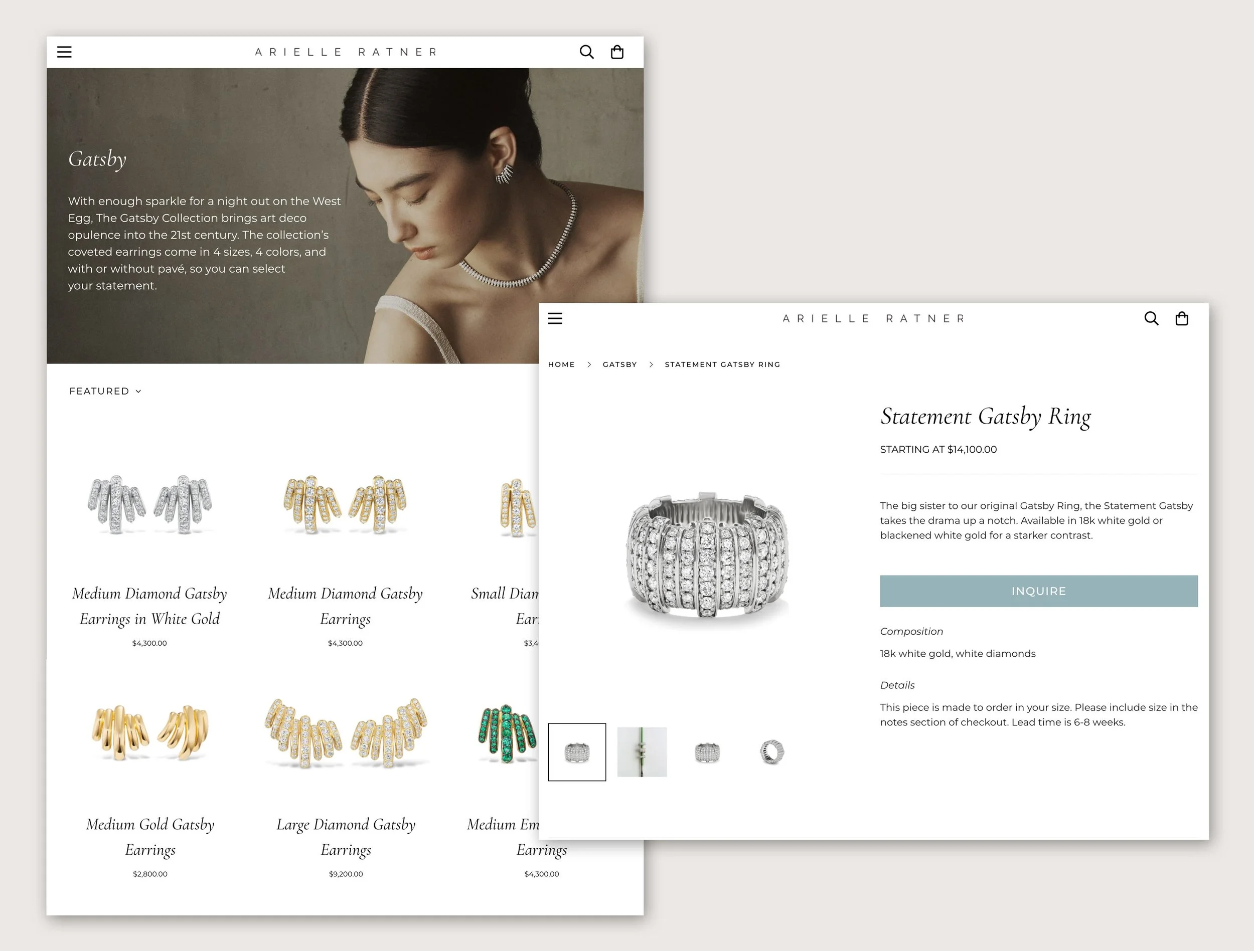 Arielle Ratner Site Design