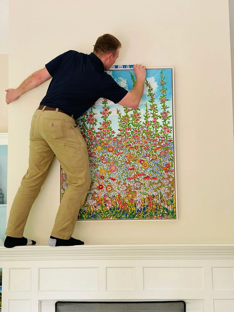 Rhonda's Garden, 36" x 48", oil paint on canvas