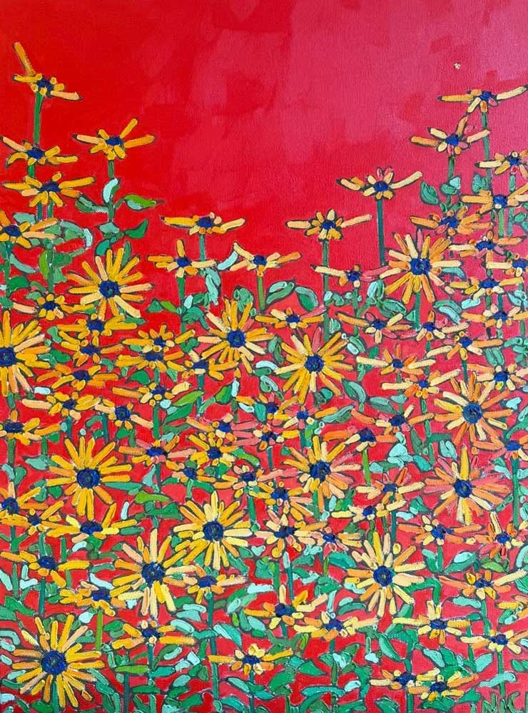 Red Sky Black-eyed Susan by Nick Peterson-Davis