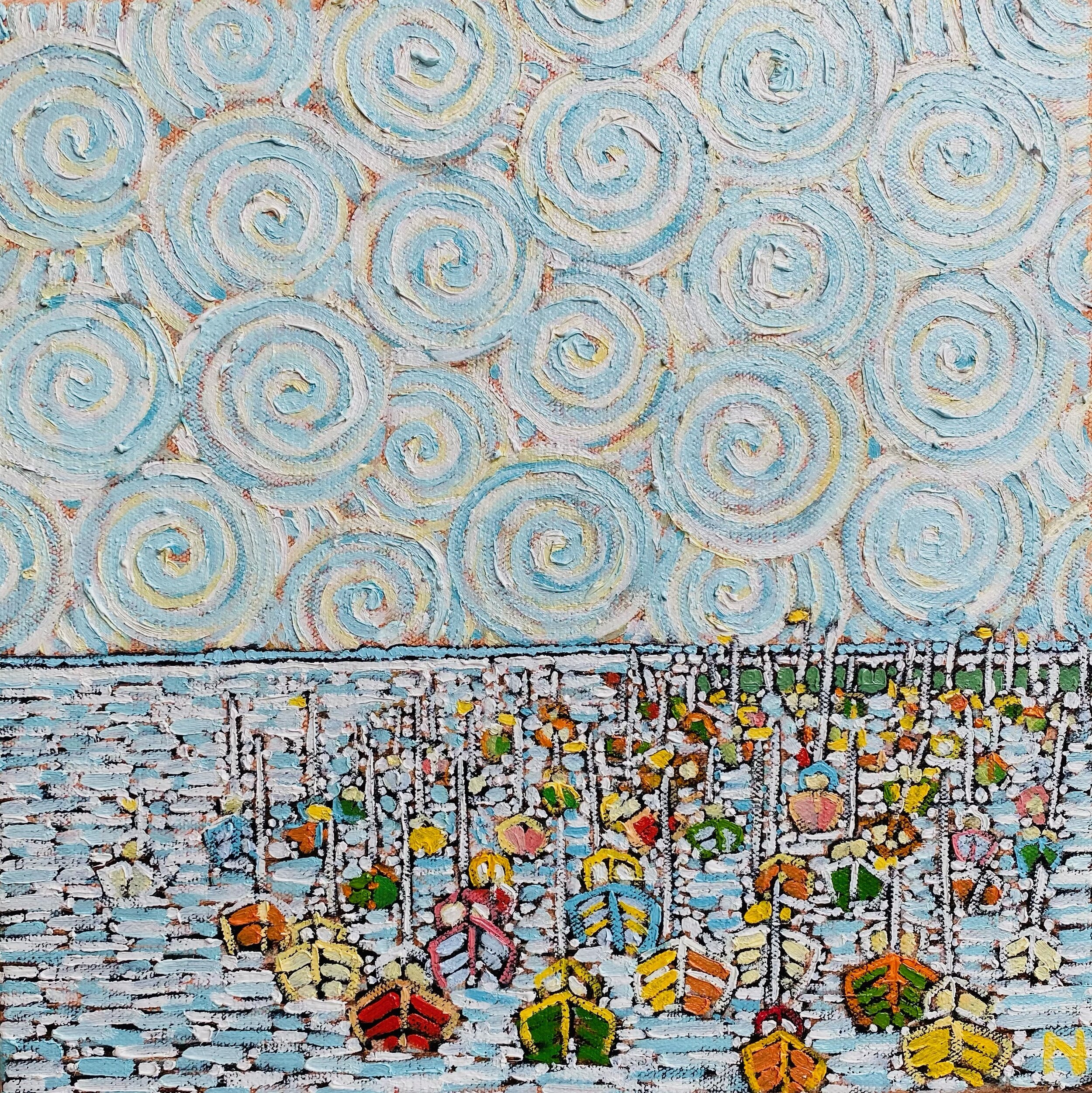 12x12 Bobbing Boats Provincetown II, $790 - Sold