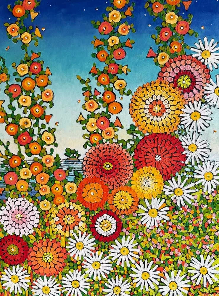 Sunrise in the Garden by Nick Peterson-Davis