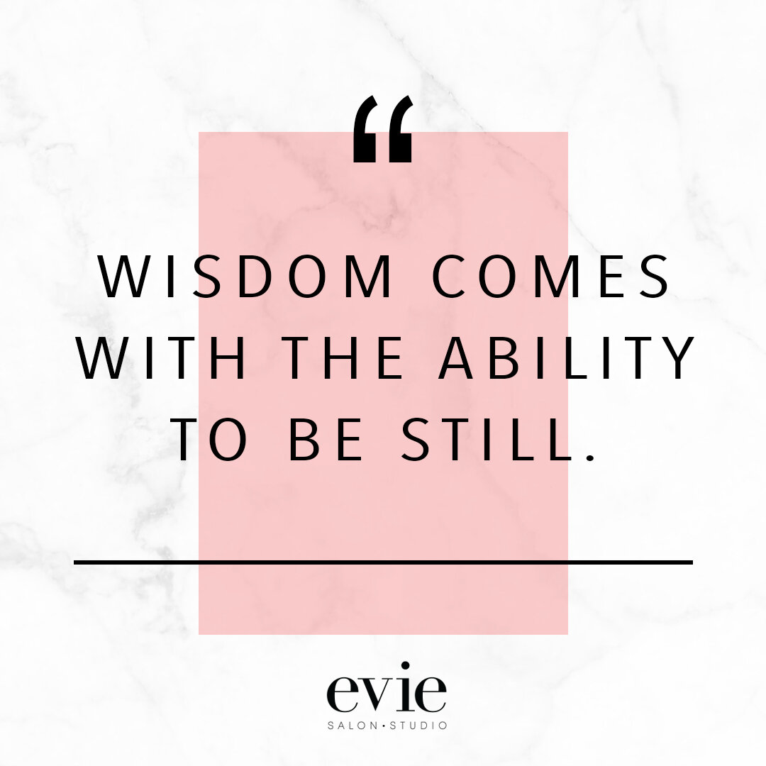 &quot;Wisdom comes with the ability to be still. Just look and just listen. No more is needed. Being still, looking, and listening activates the non-conceptual intelligence within you. Let stillness direct your words and actions.&quot;⁣
⁣
Yvonne love