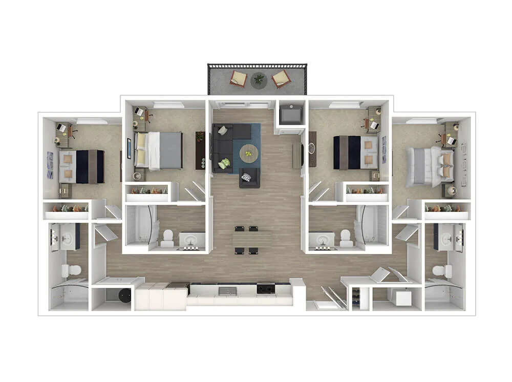 Ascend Richmond Student Living offcampus apartments near VCU