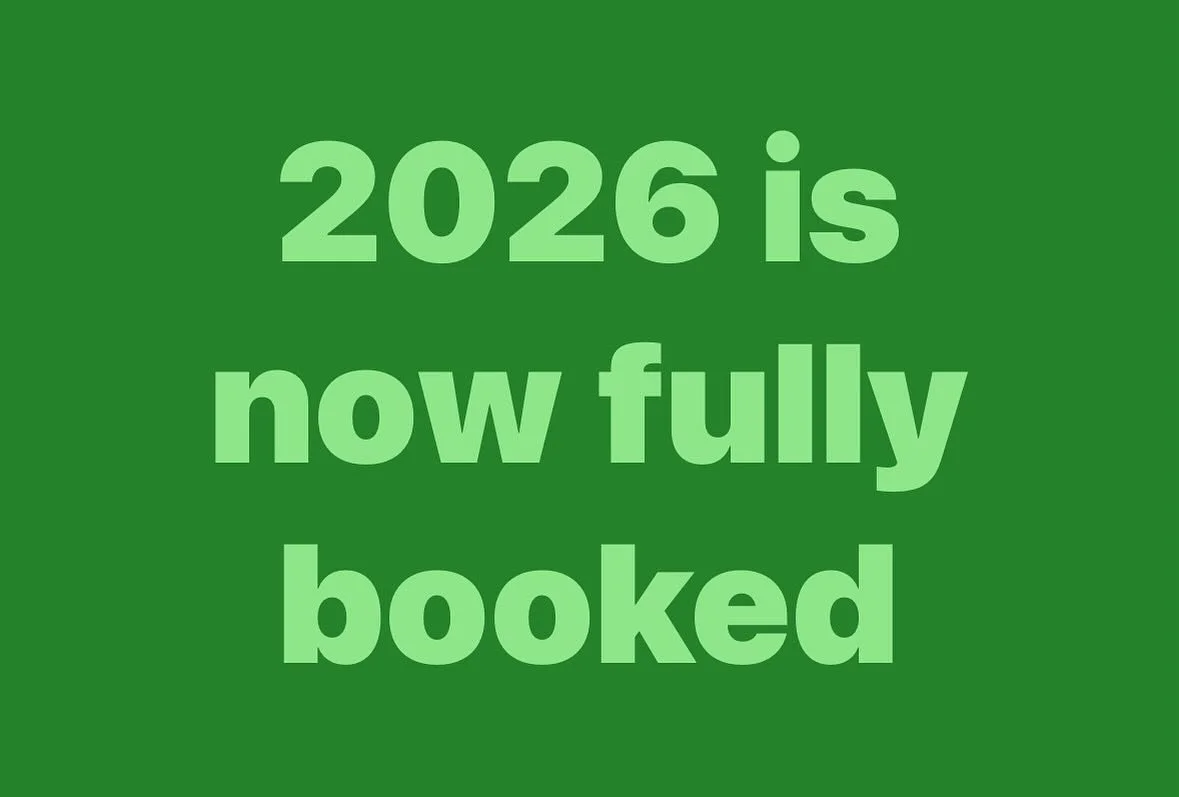 Thank you to everyone who booked 🙏 and apologies to this who missed out.