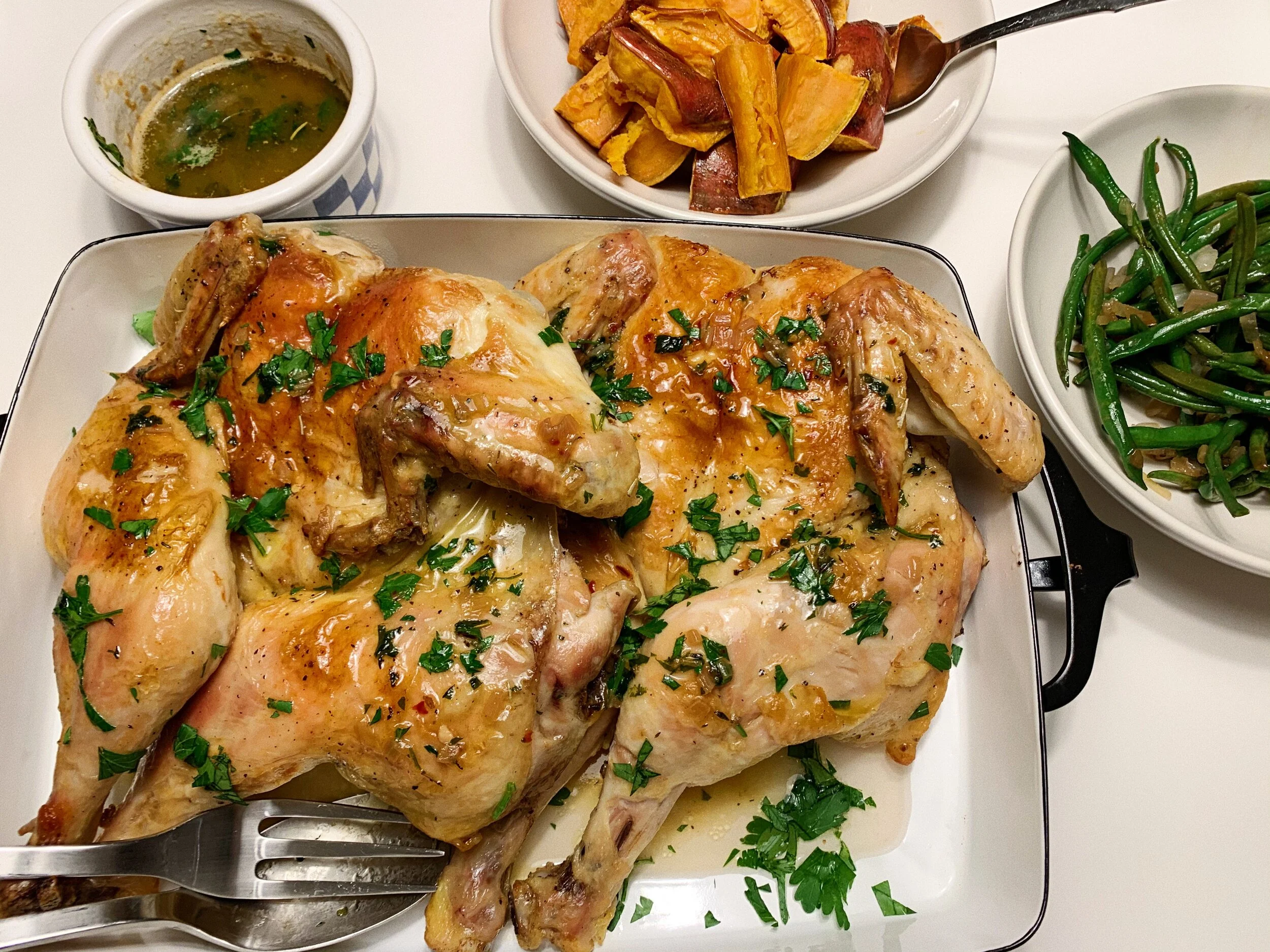                  The                             “you get it right every time” Roasted Chicken Dinner