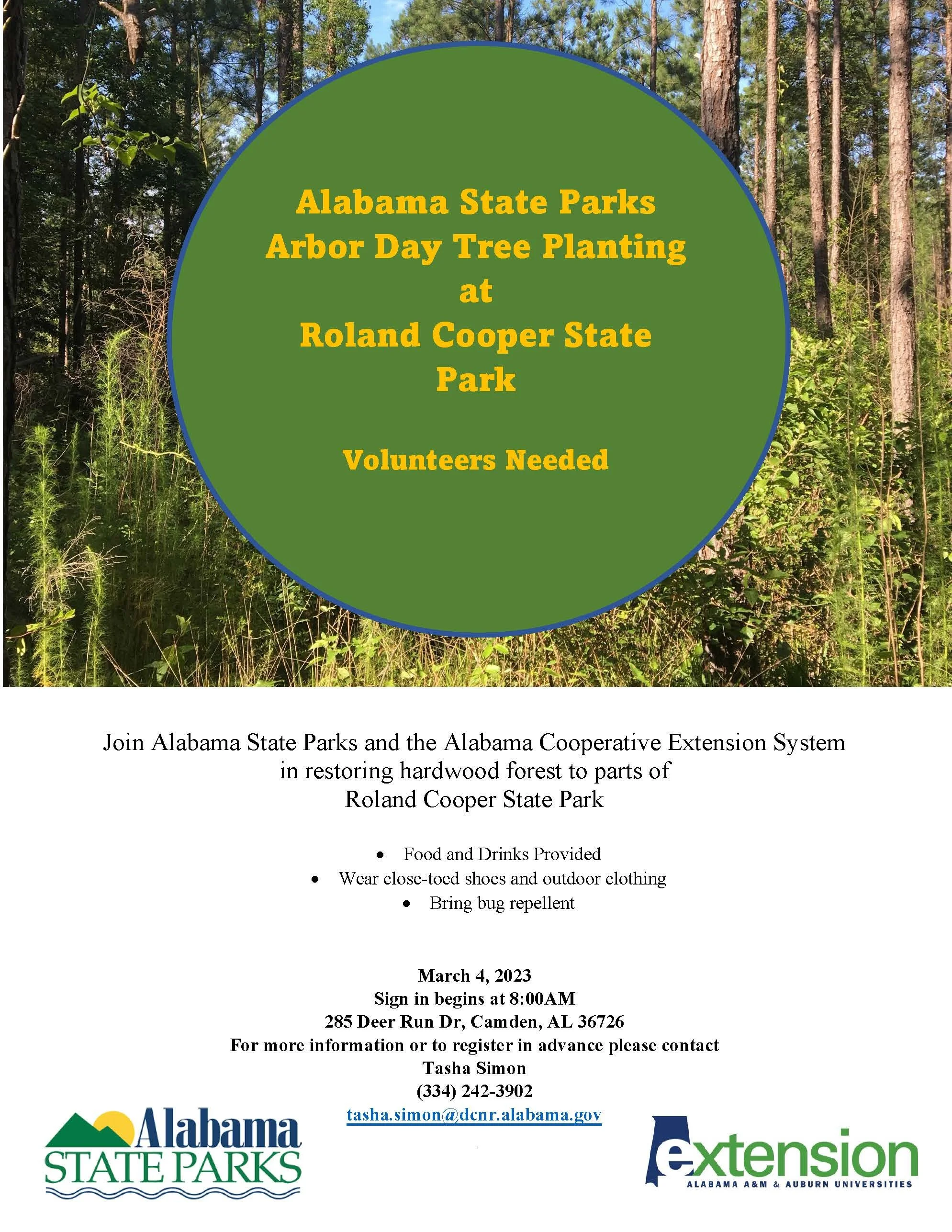 Arbor Day Tree Planting — Alabama Landowner Resource Center