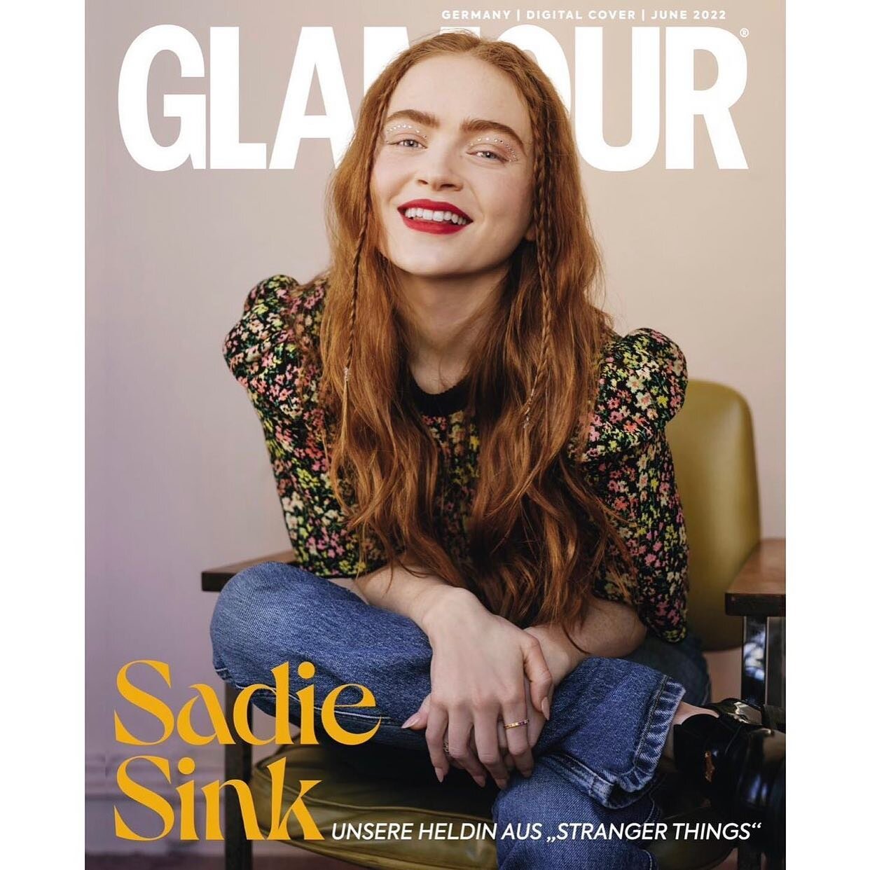 @glamourmag @glamourgermany with @sadiesink_  Photographer @taylortupy  Styling @mrfabioimmediato  Makeup 💄 @quinnmurphy Hair 💇&zwj;♀️ @tommy_buckett  Nails 💅🏼 by me 🙋🏻&zwj;♀️ @ohmynailsnyc