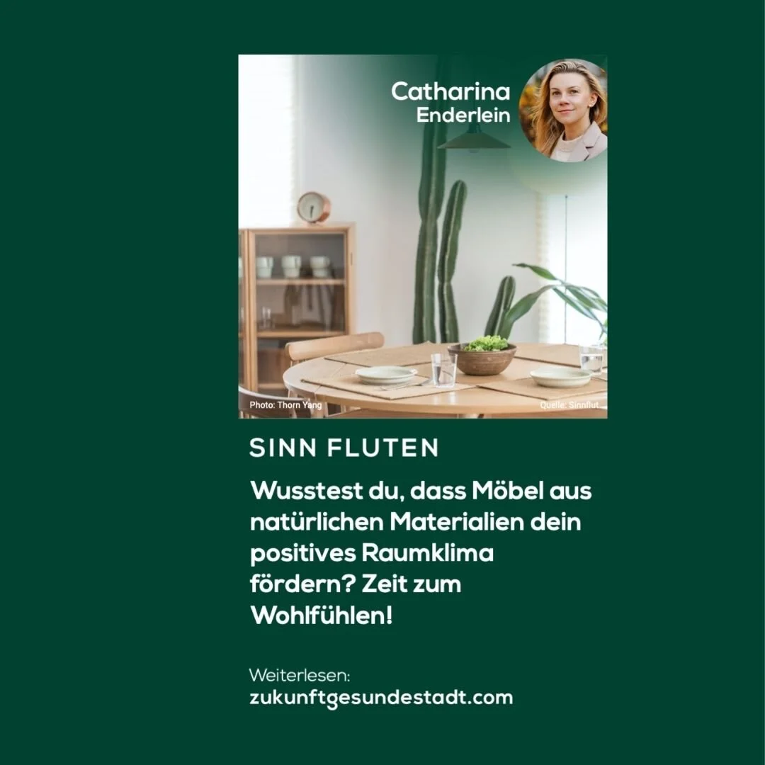 “Schön Wohnen”: Gutes Raumklima mit natürlichen Möbeln.
