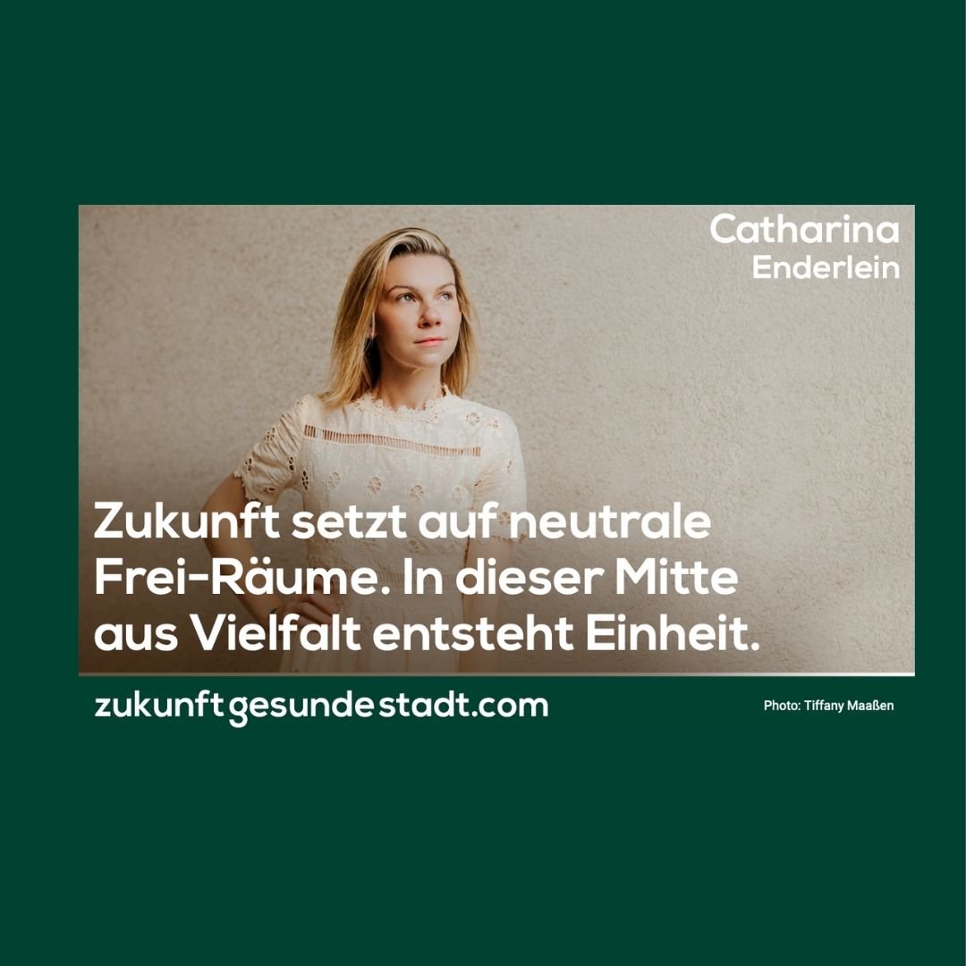 Zukunft setzt auf Frei-Räume. In einer neutralen Mitte kann sich Einheit entwickeln.