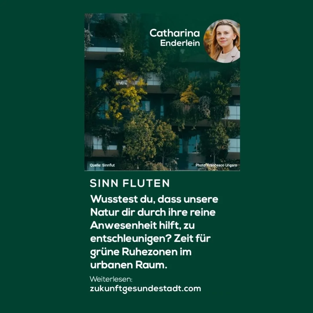 Smart City: Grüne Ruhezonen im urbanen Raum entschleunigen dich und die Umgebung.